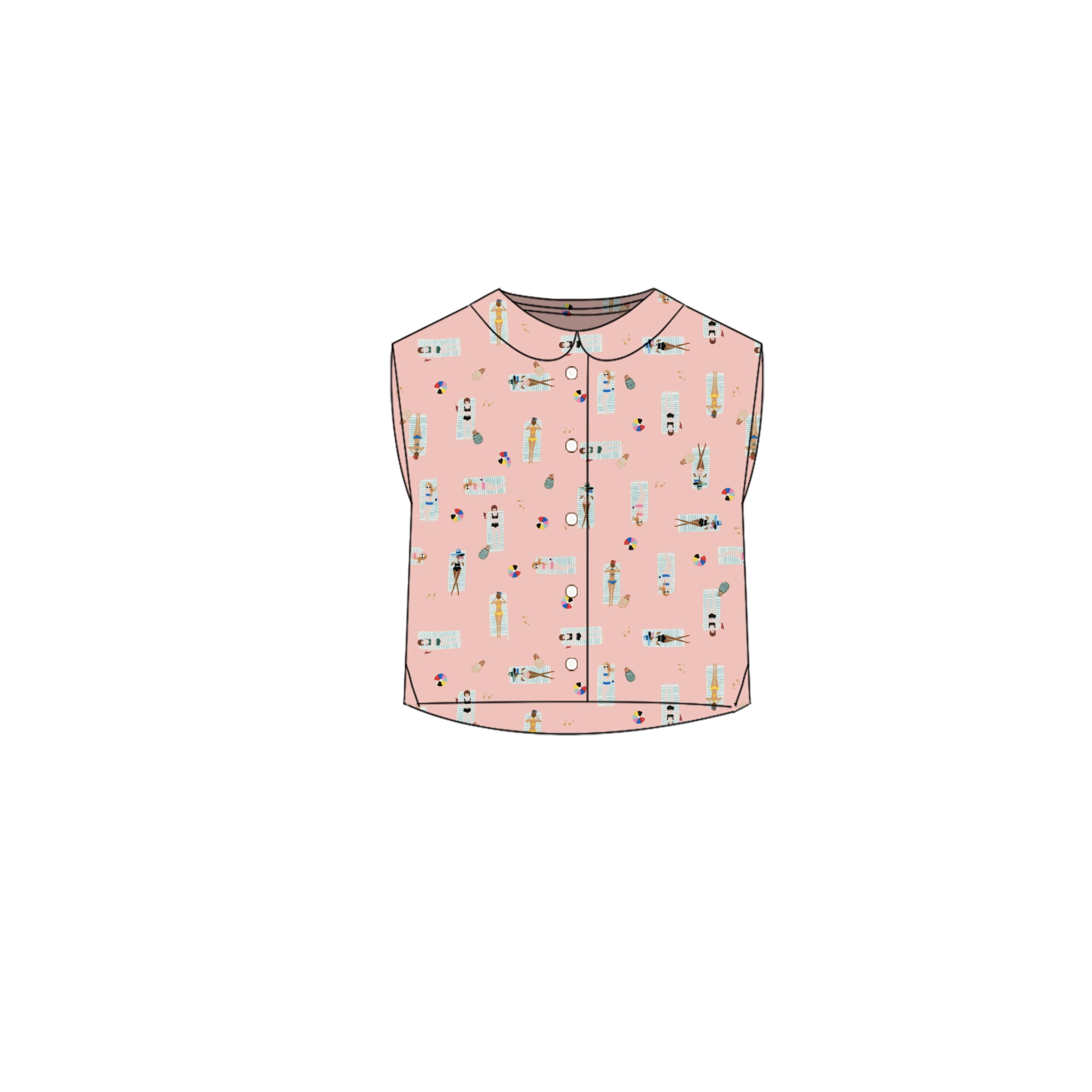 Bathing Ladies Lawn - Blouse
