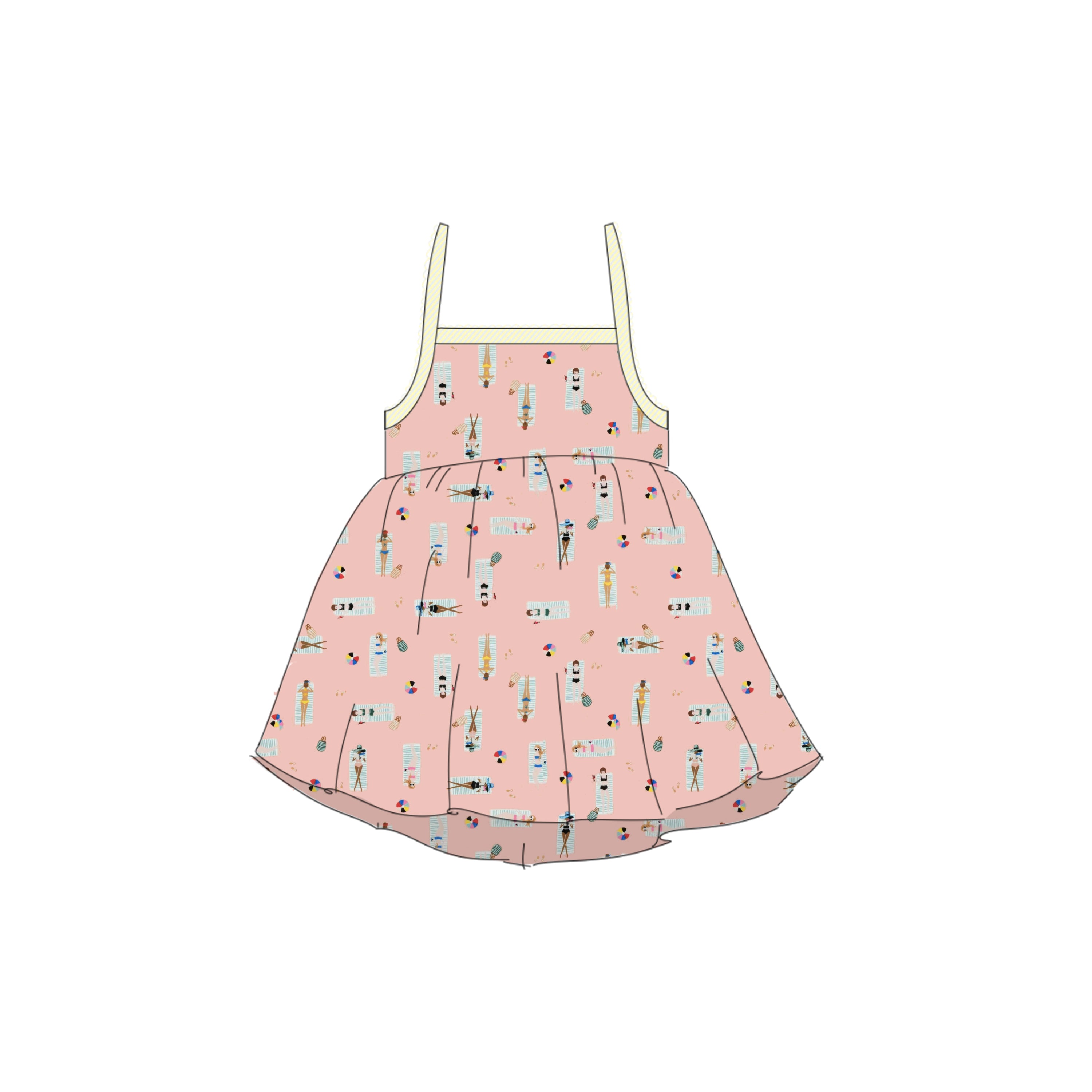 Bathing Ladies Lawn - Tie Back Sundress