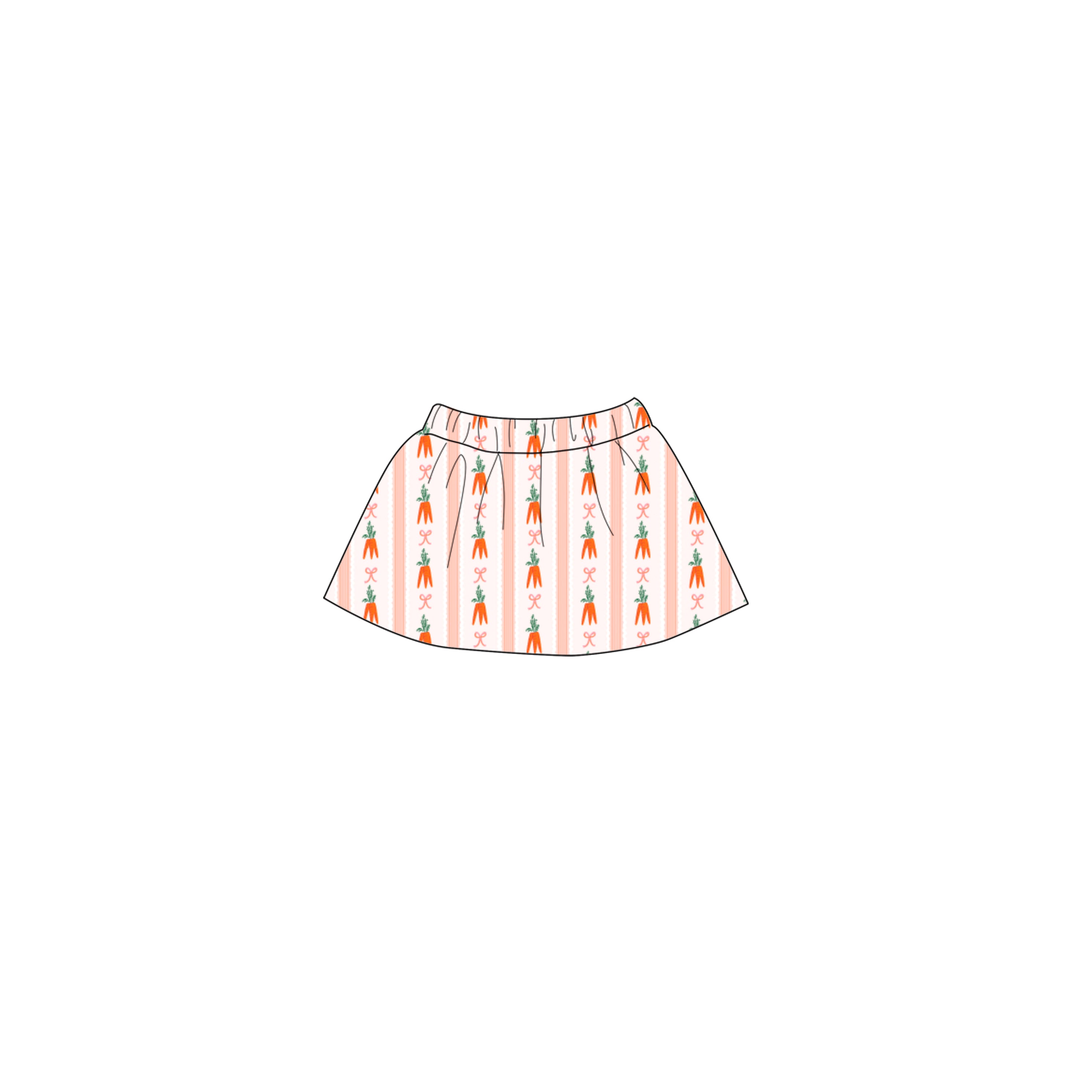 Carrots - Doll Skirt