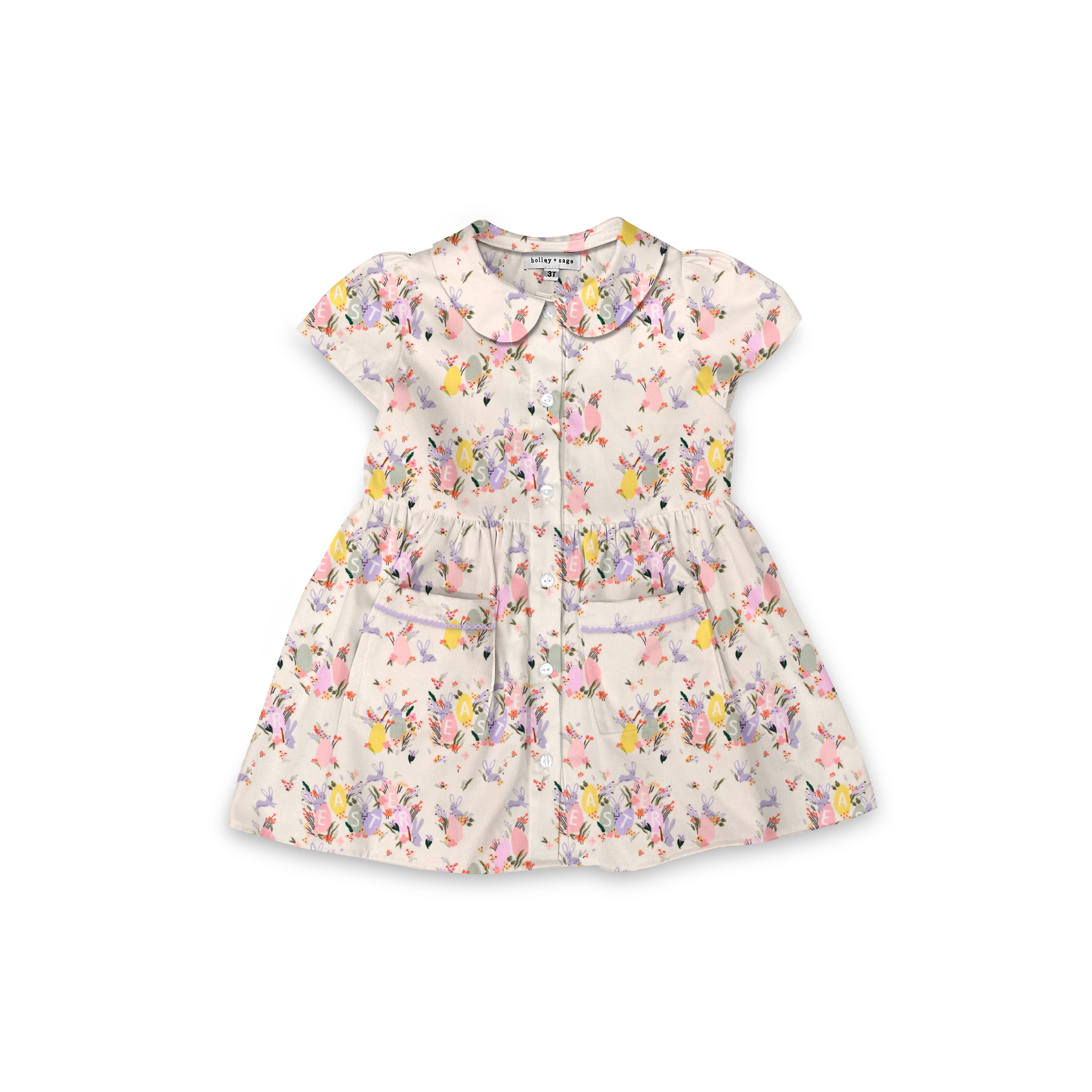 Easter - Smock Collared Dress