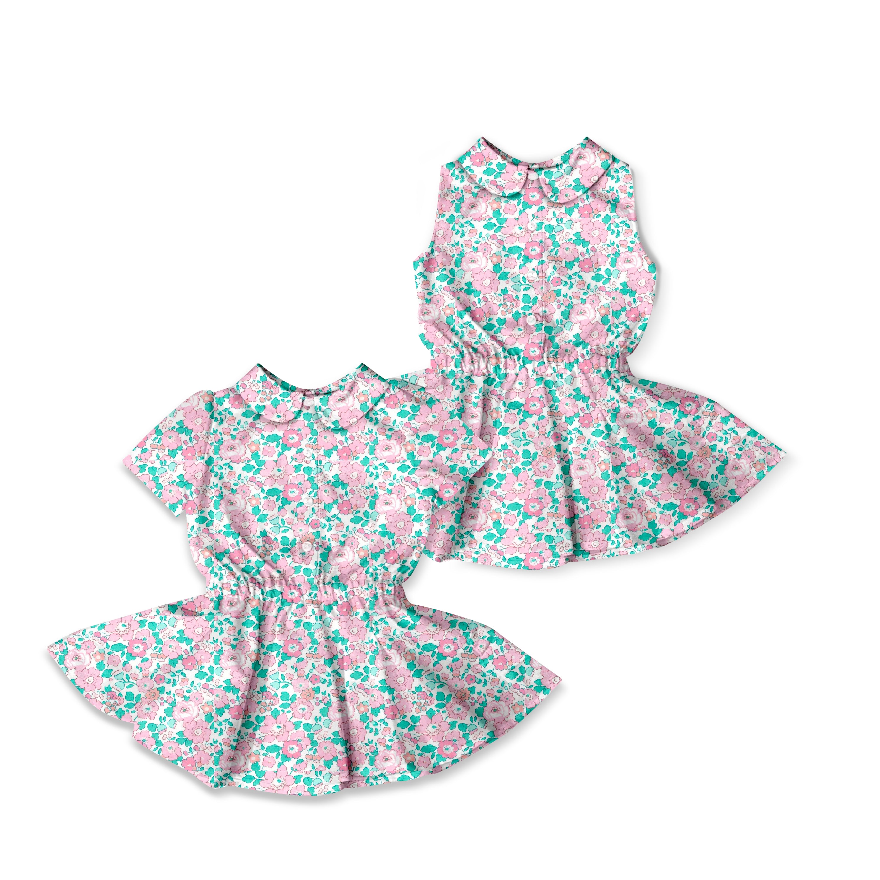 Pink Betsy - Button Front Twirl Dress