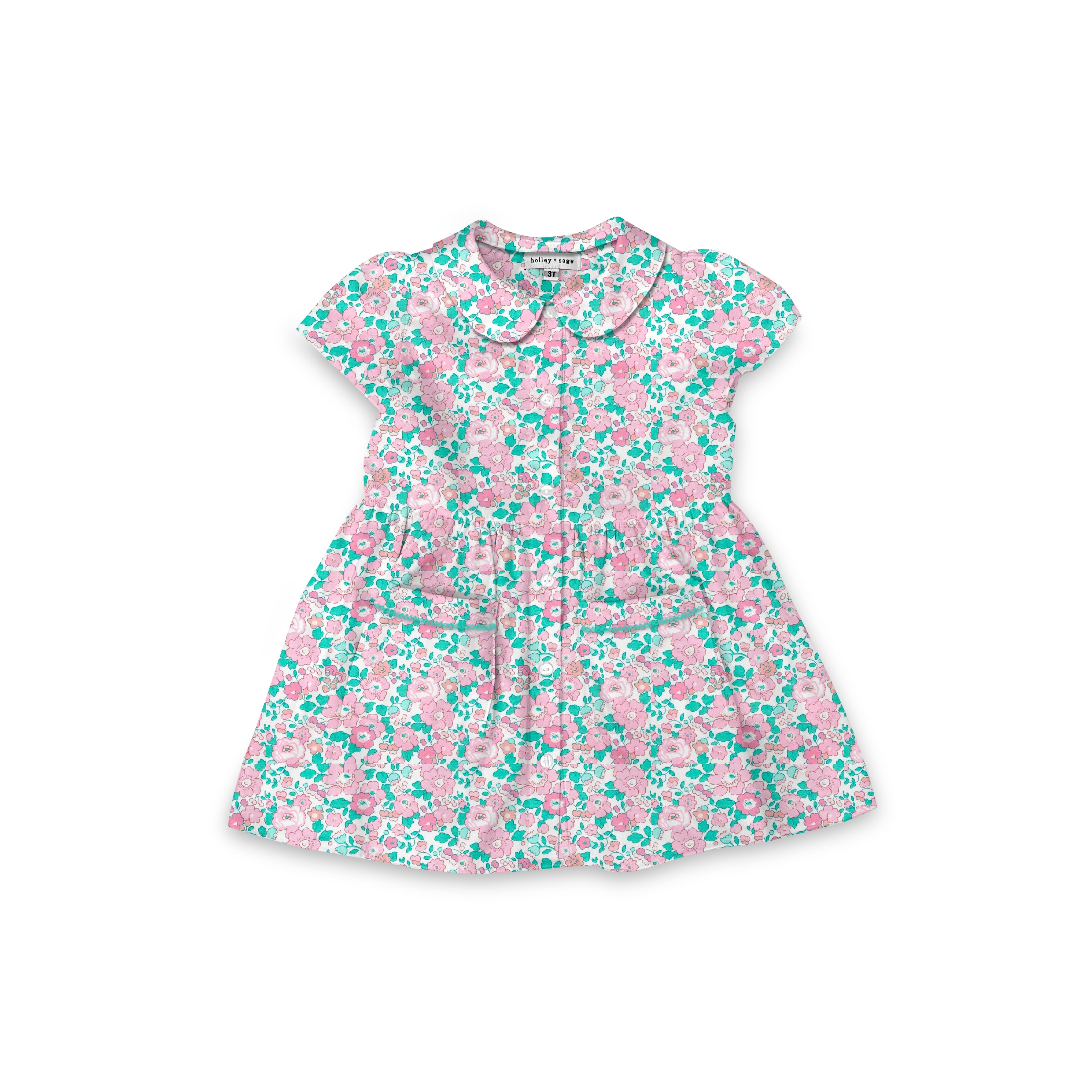 Pink Betsy - Smock Collared Dress