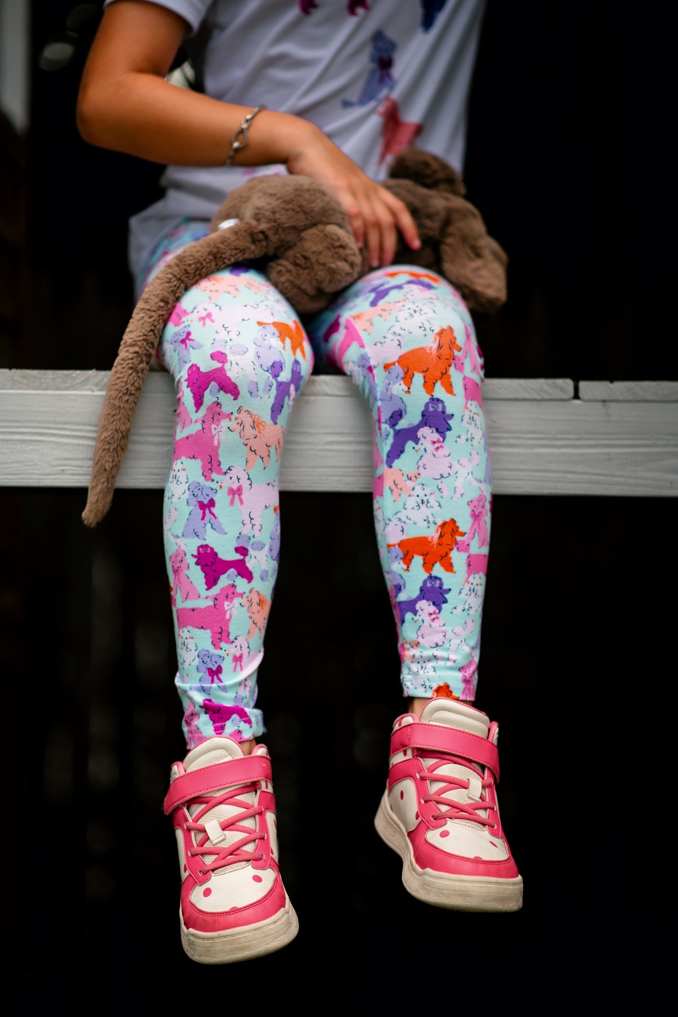 Jersey Leggings in Poodles