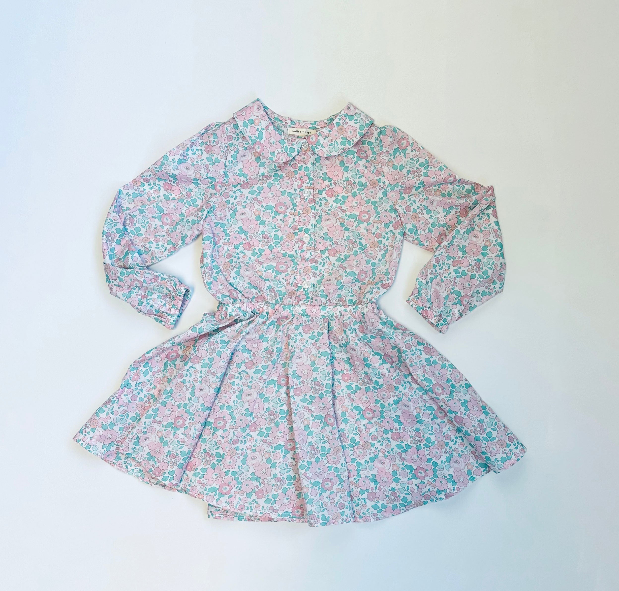 SAMPLE SALE, Pink Betsy Button Front Twirl, Size 8