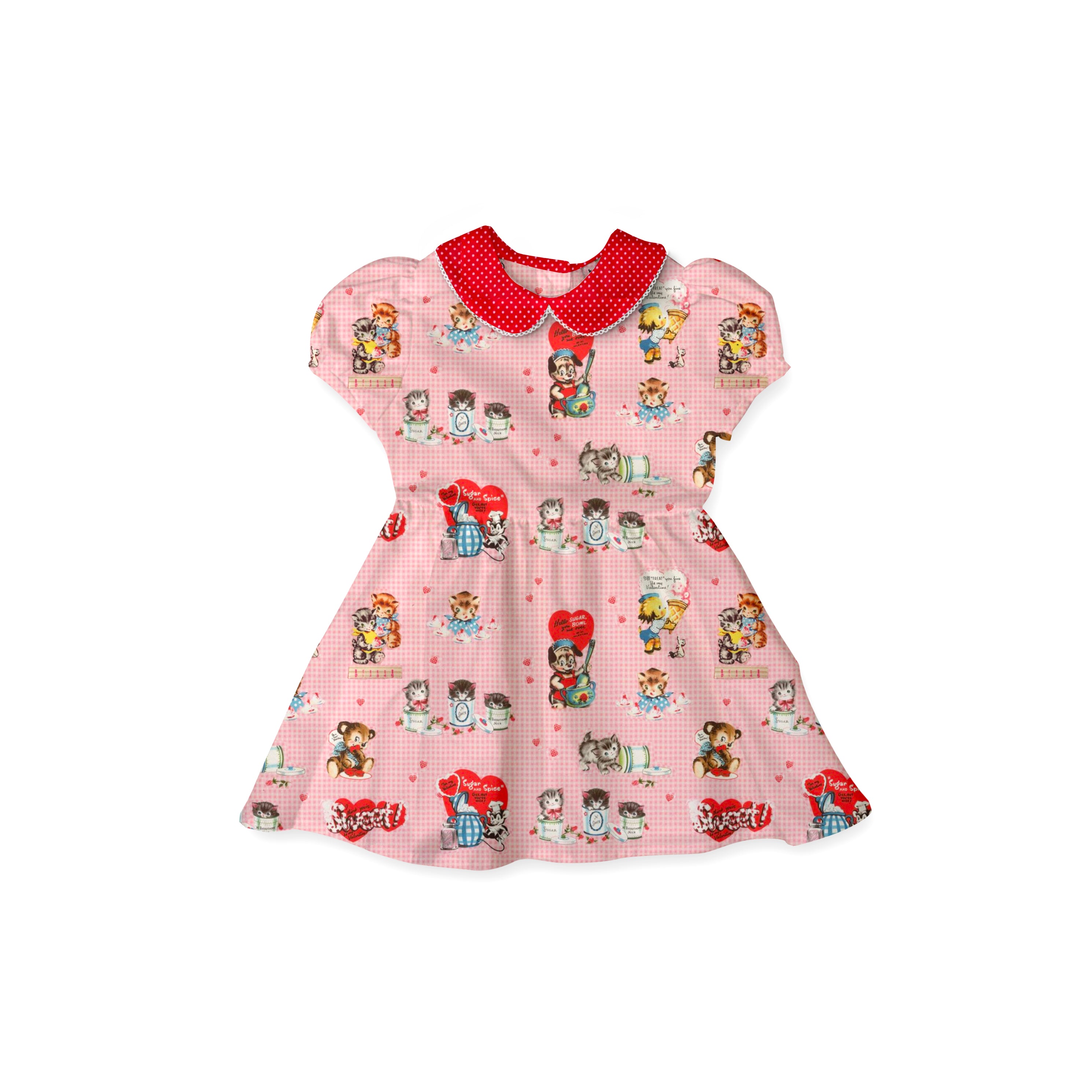 Vintage Valentine - Vintage Style Basque Dress