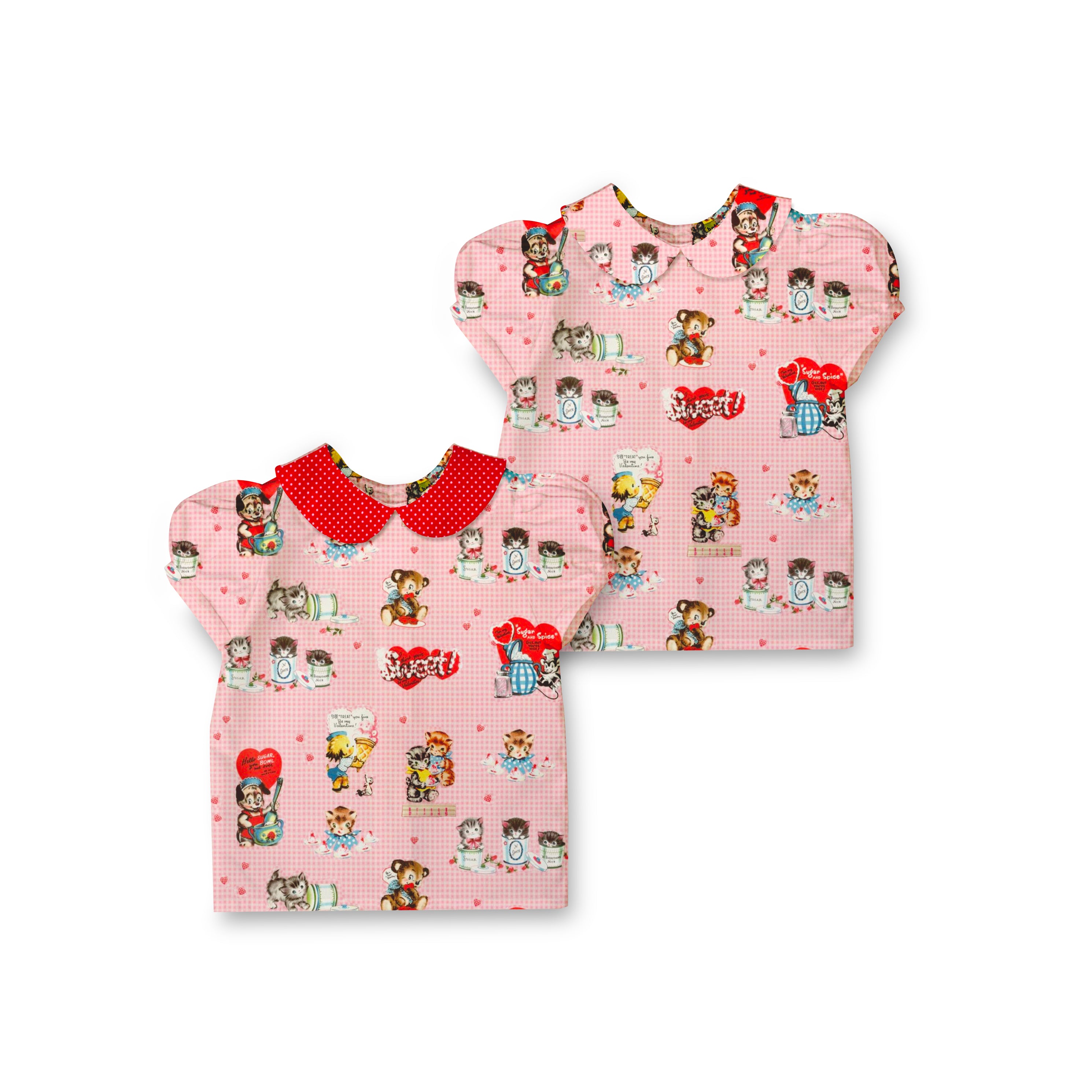 Vintage Valentine - Puff Sleeve Blouse