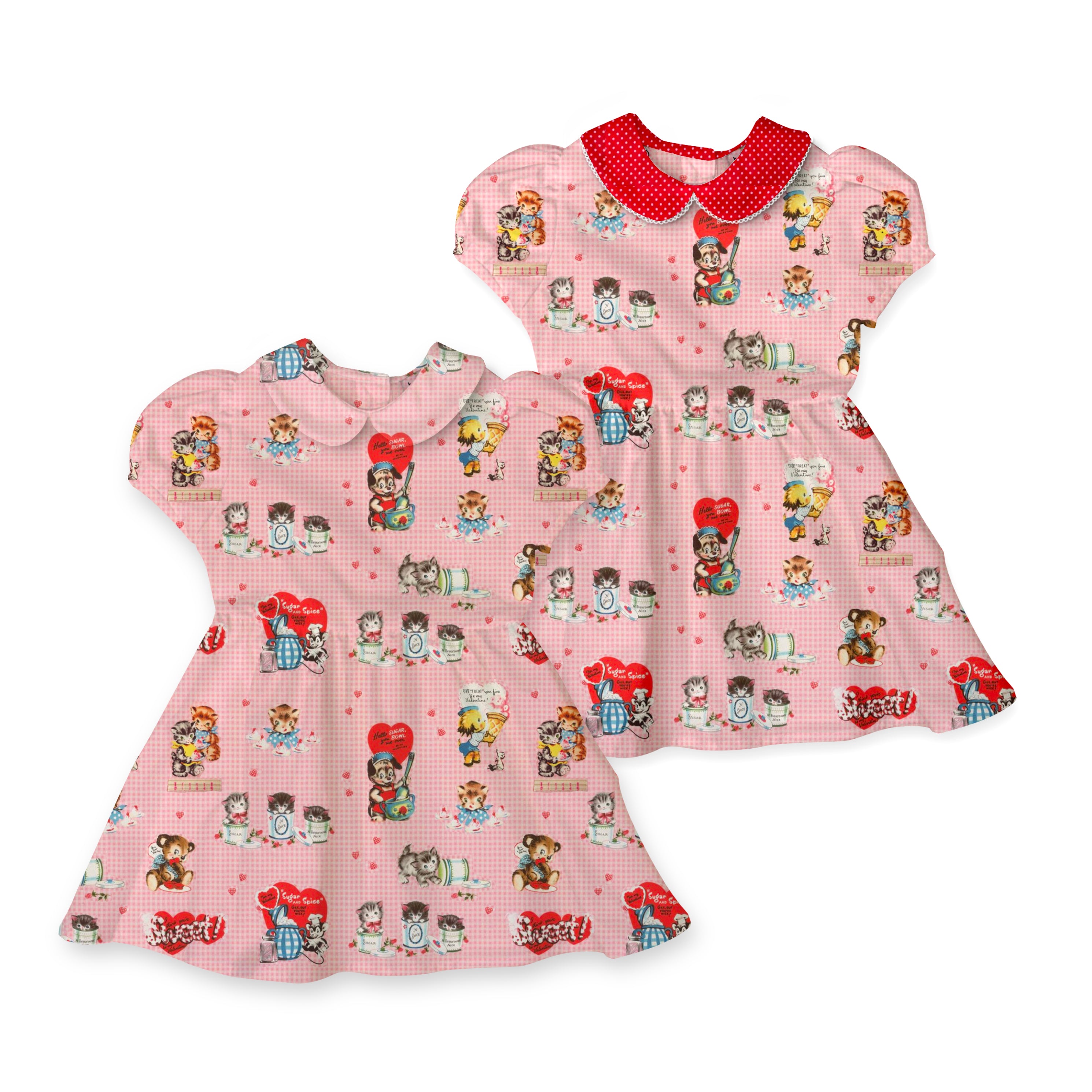 Vintage Valentine - Vintage Style Basque Dress