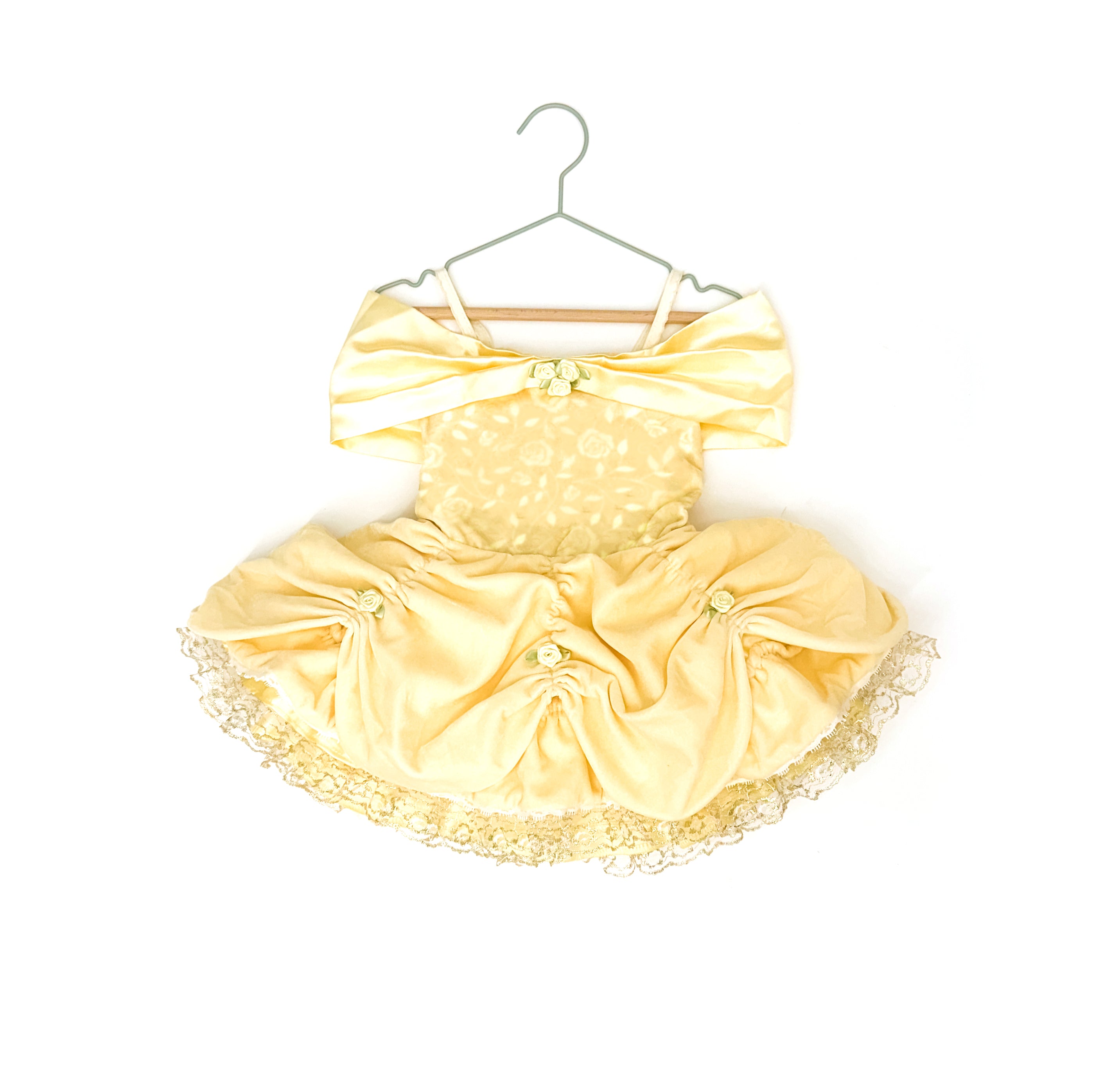 SAMPLE SALE, Yellow Rose Princess Dress Sample