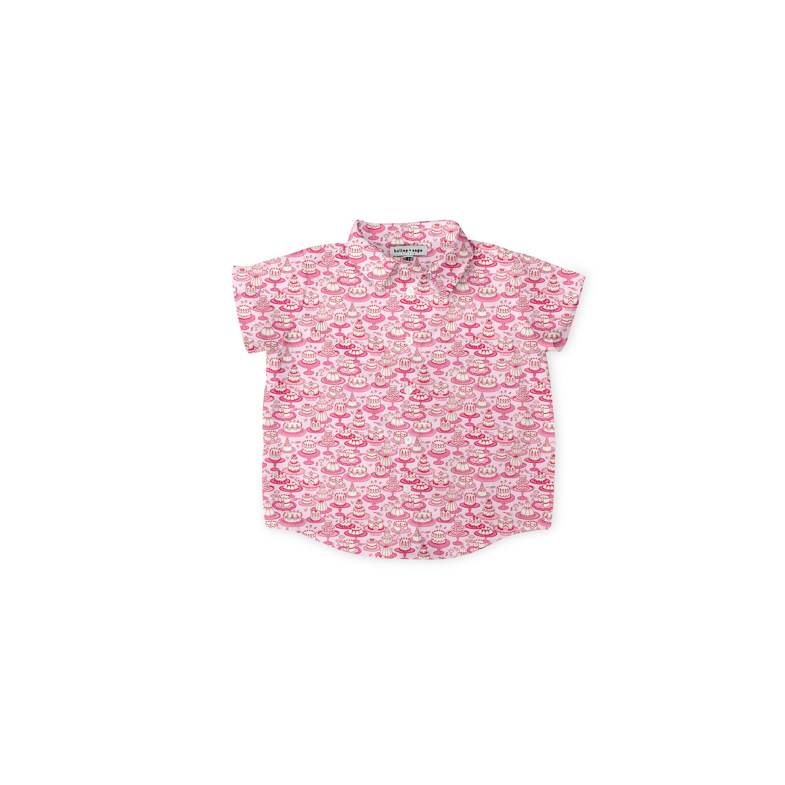 Birthday Cake - Button Up Shirt