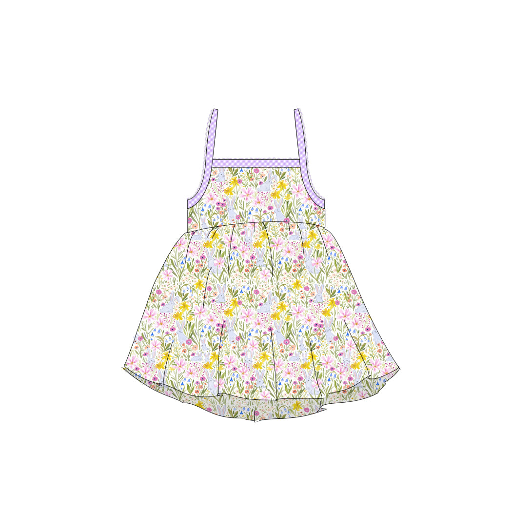 Bunny Flower - Tie Back Sundress