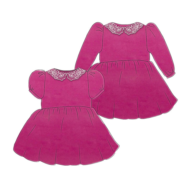 Vintage style clearance velvet dress