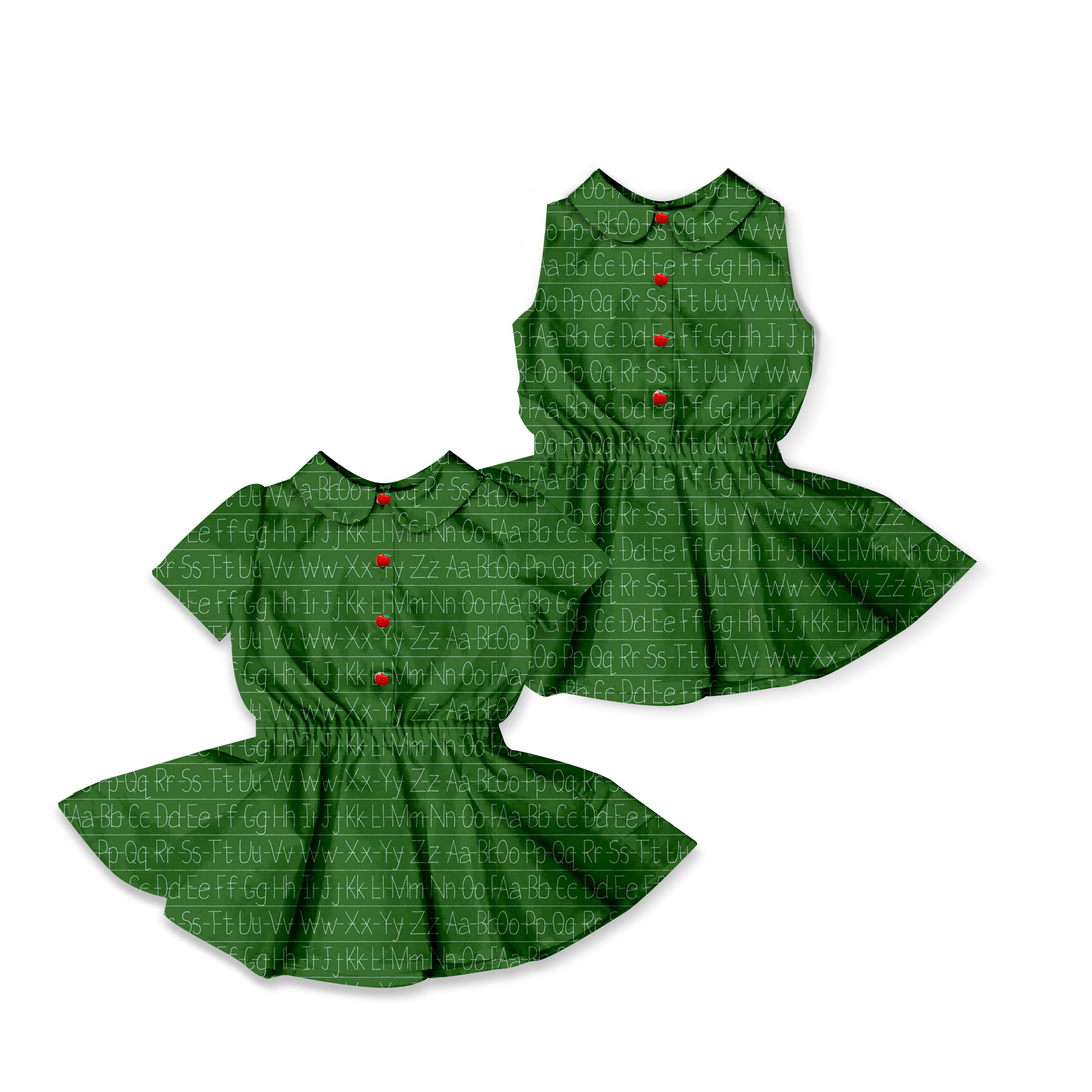 Chalkboard - Button Front Twirl Dress