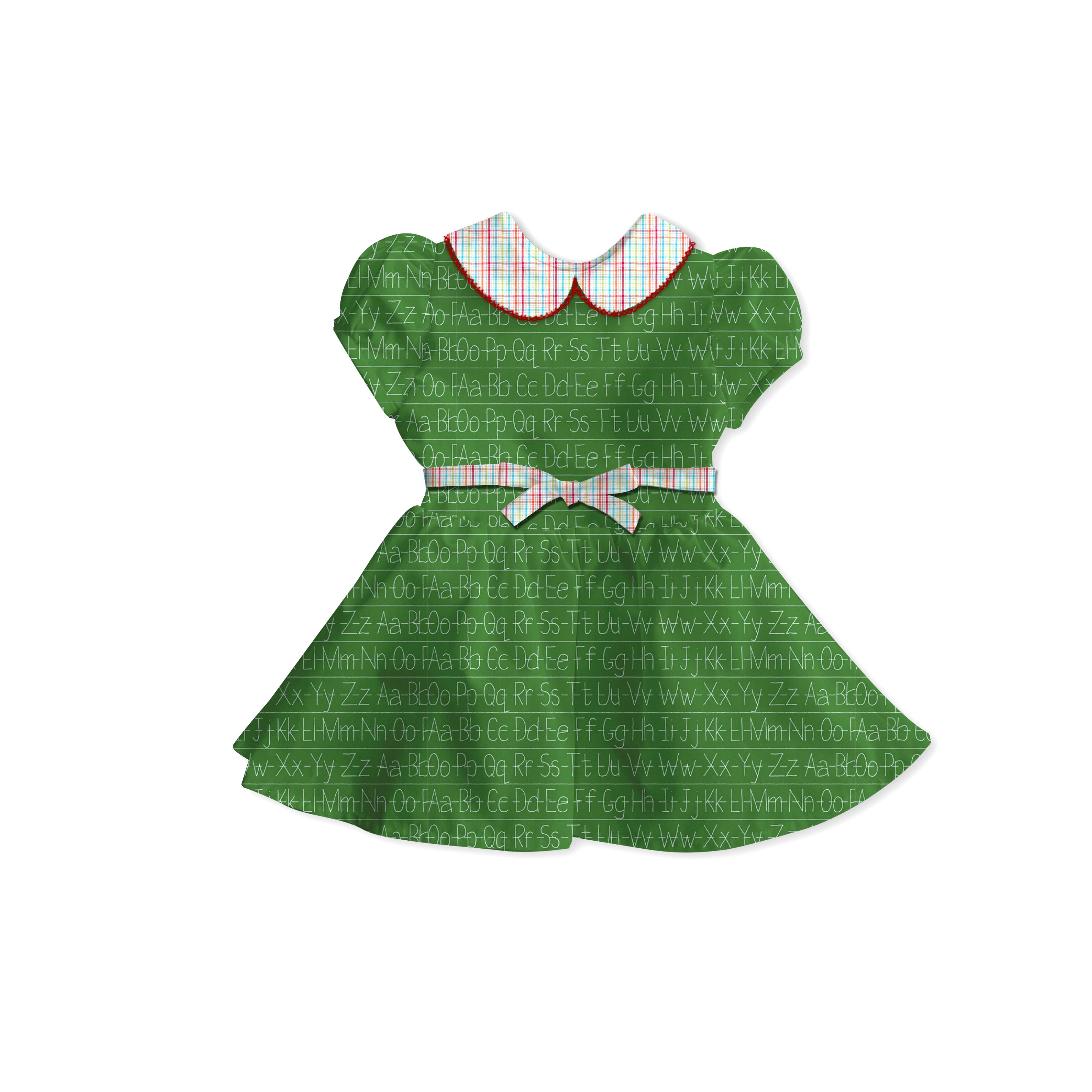 Chalkboard - Tea Basque Dress