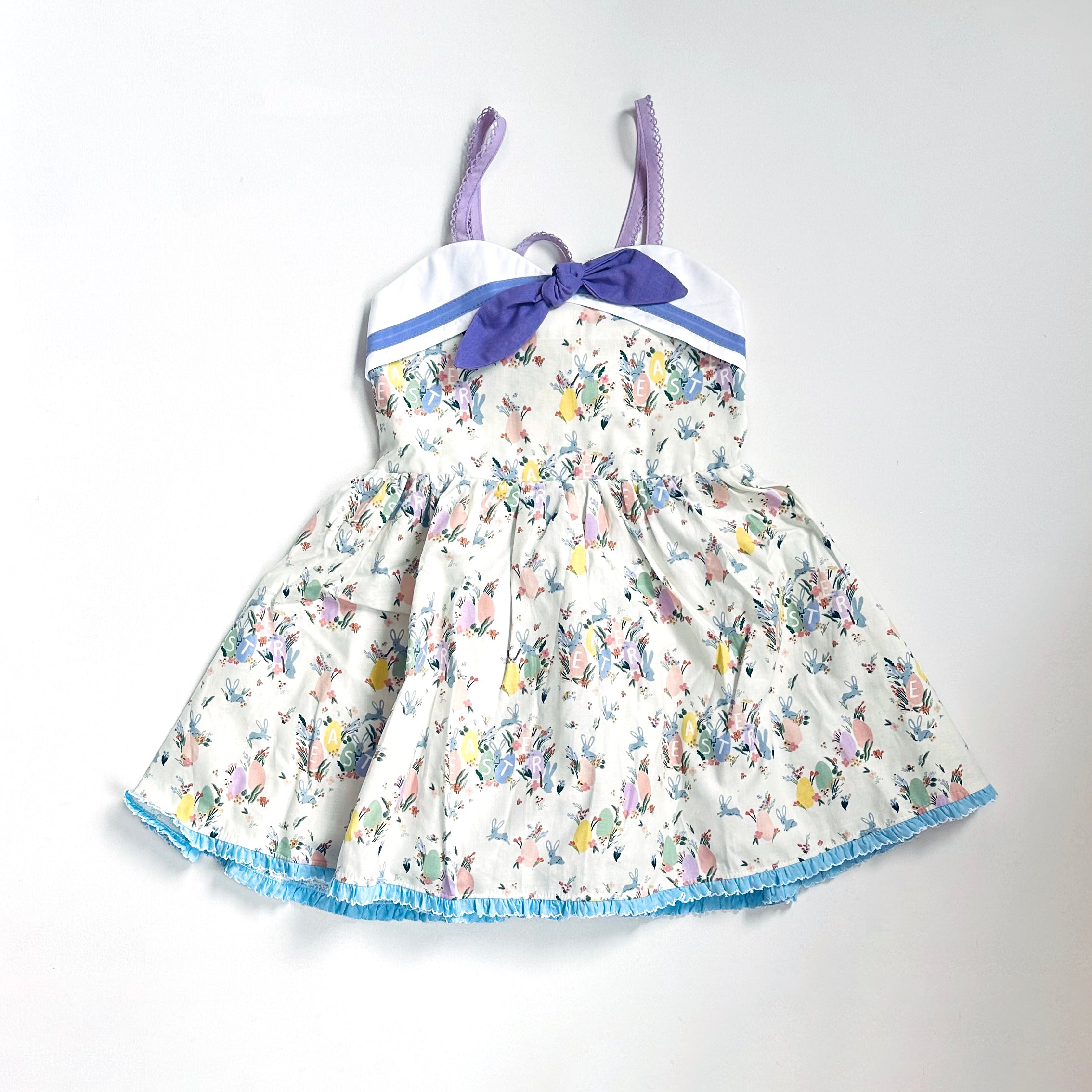 SAMPLE SALE, Bunny Egg Sailor Dress, 6