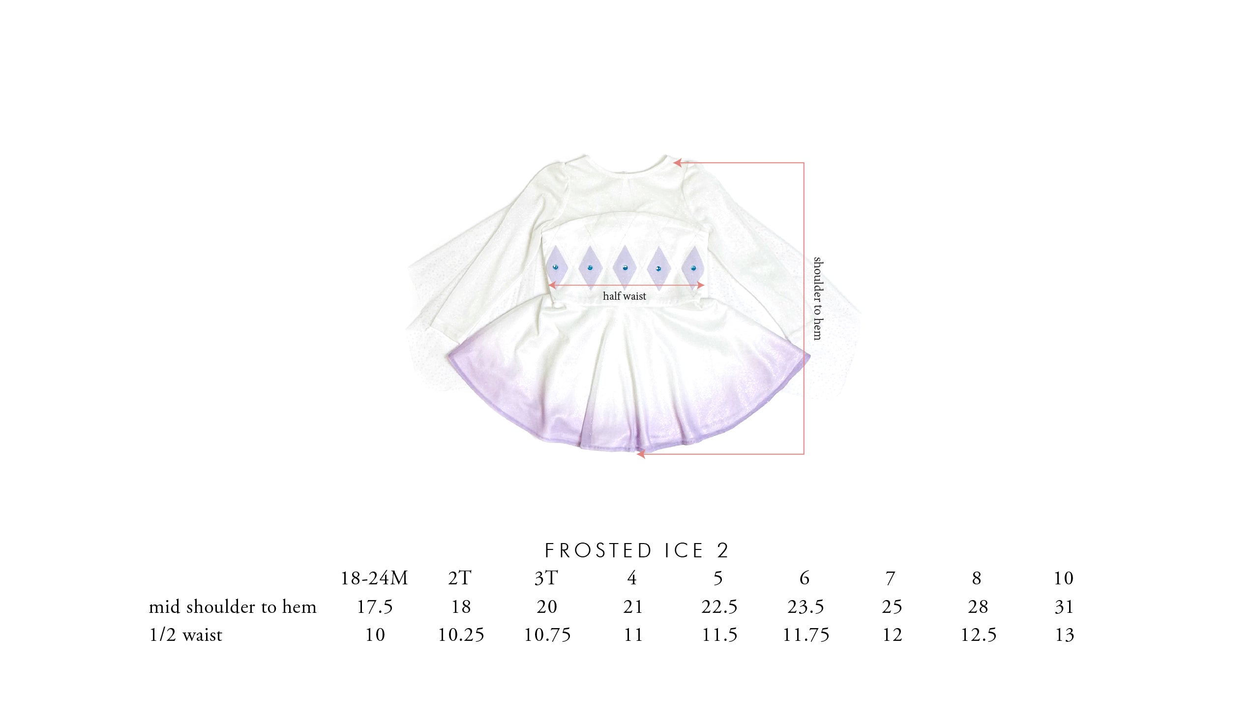 Frosted Ice 2 Princess Dress