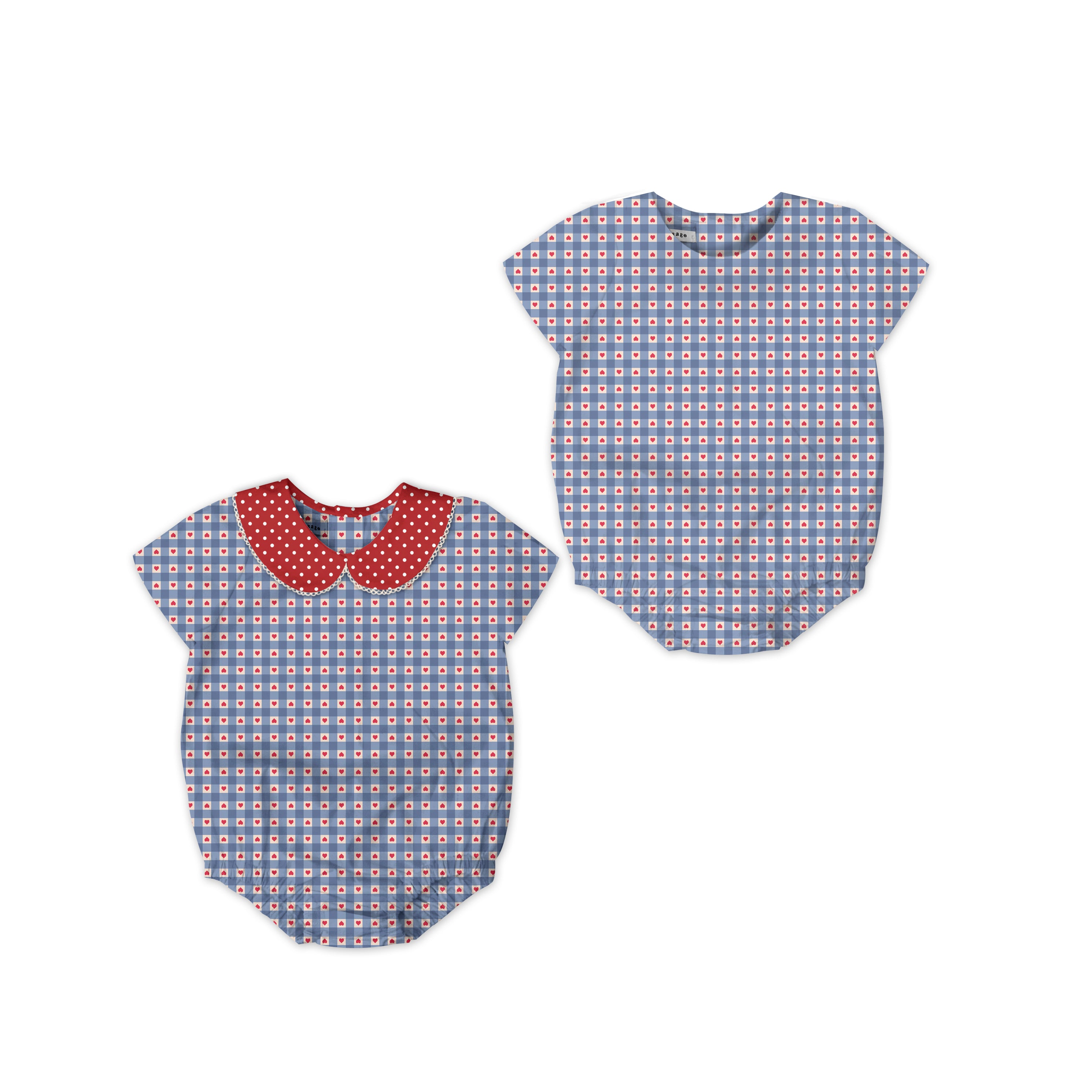 Heart Gingham - Baby Bubble