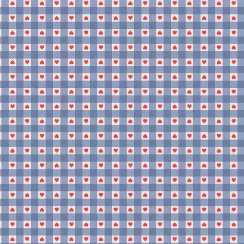 Heart Gingham - Smock Collared Dress