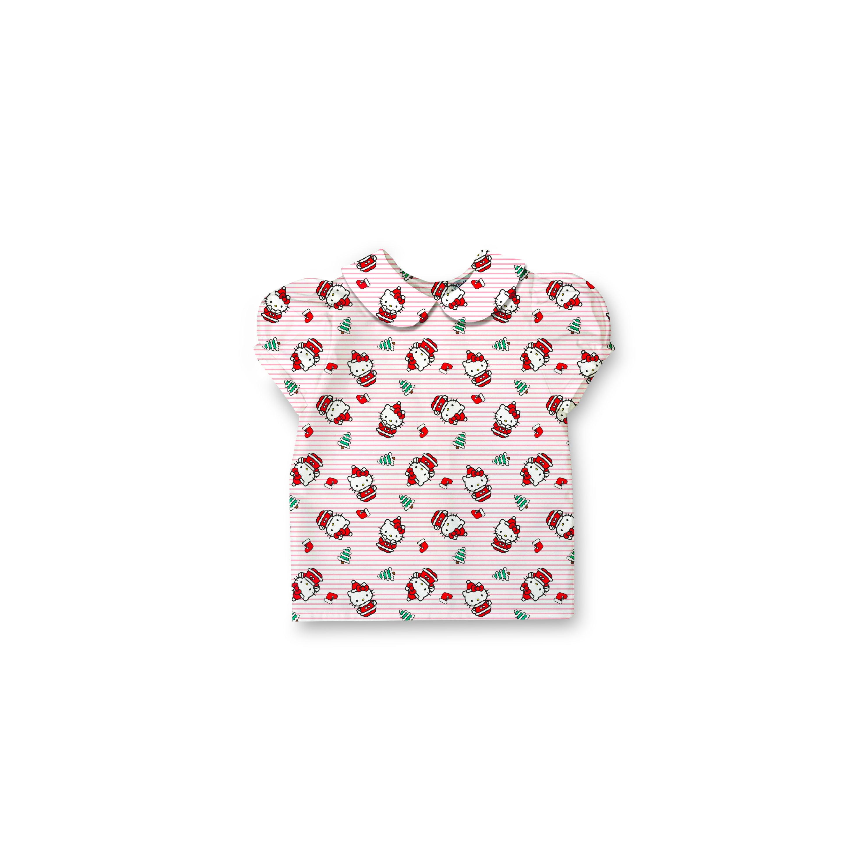 HK Christmas - Puff Sleeve Blouse