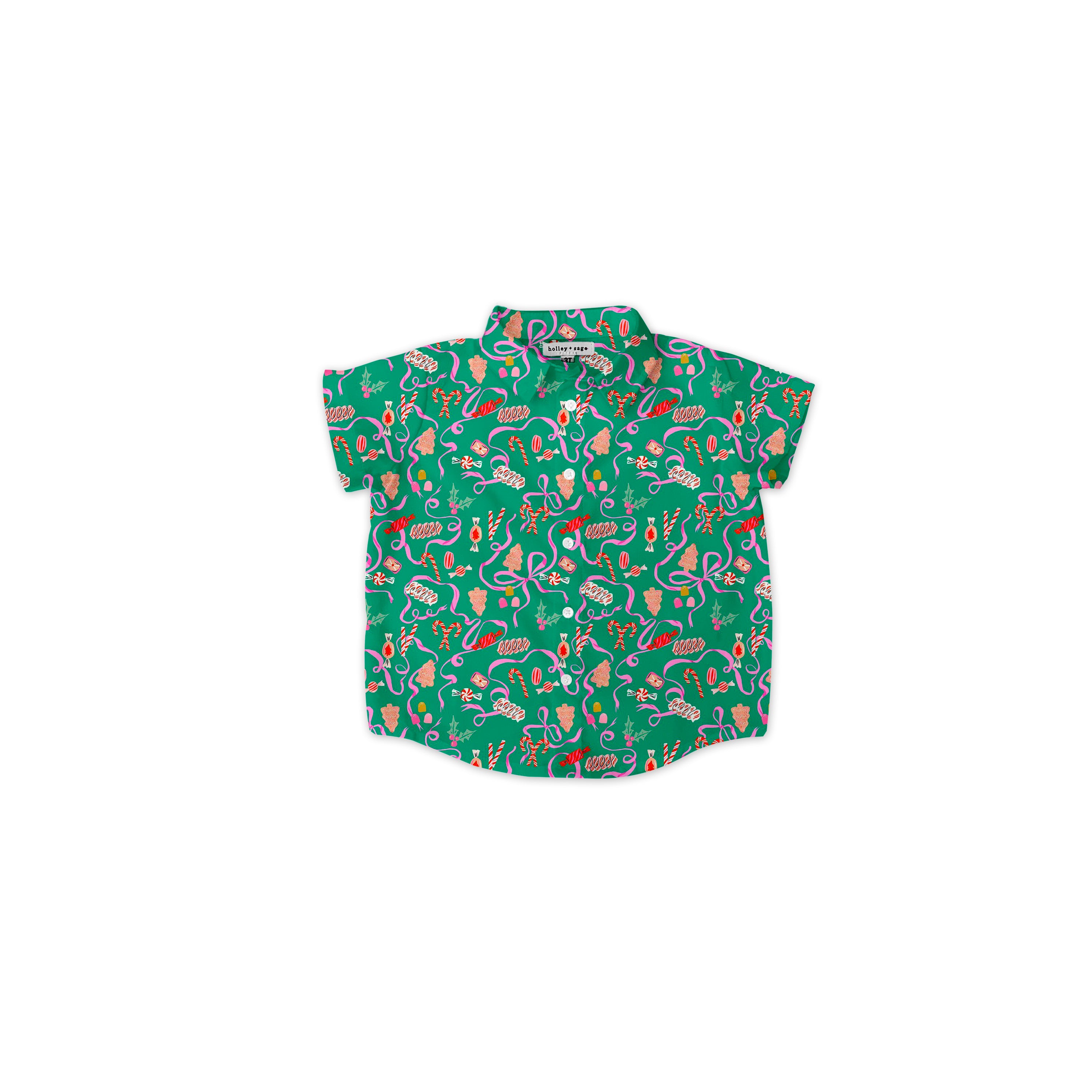 Holiday Candy - Button Up Shirt
