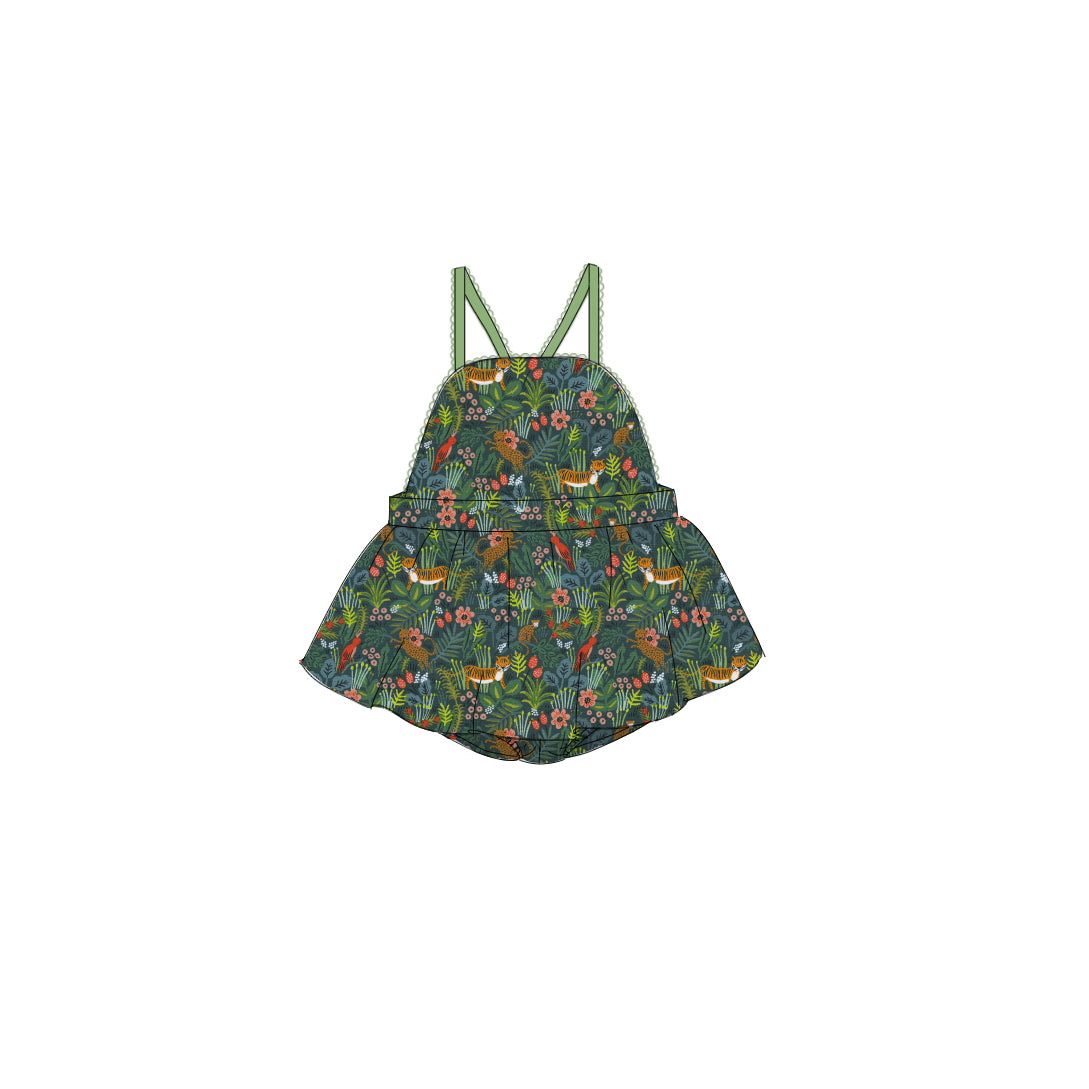 Jungle - Skirted Romper