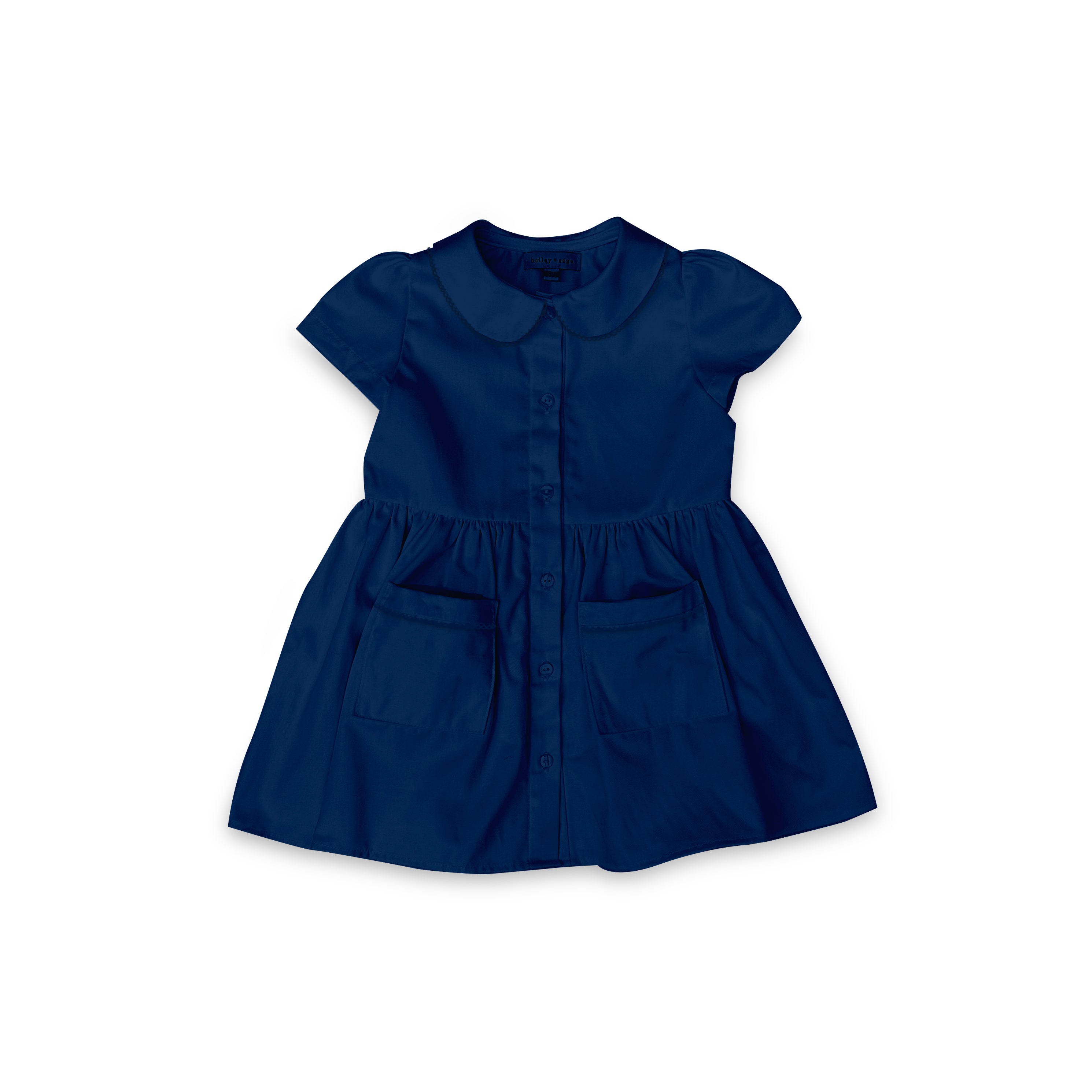 Navy Uniform - Smock Collared Dress