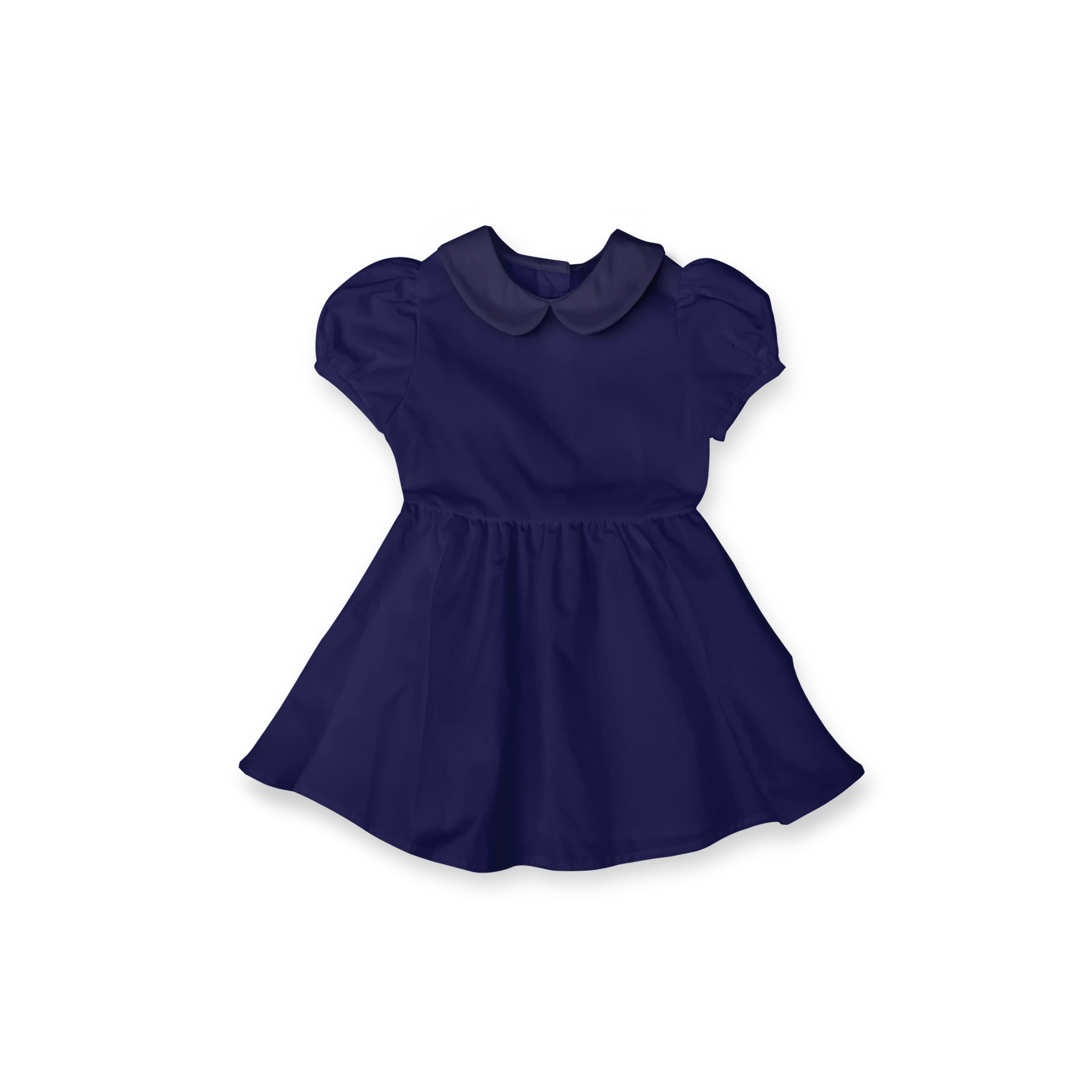 Navy Uniform - Vintage Style Basque Dress