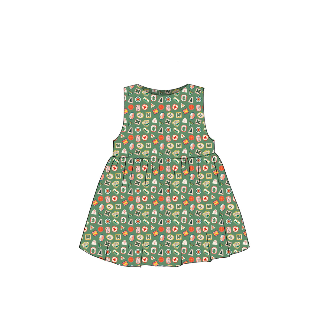 Patches - Simple Smock Dress