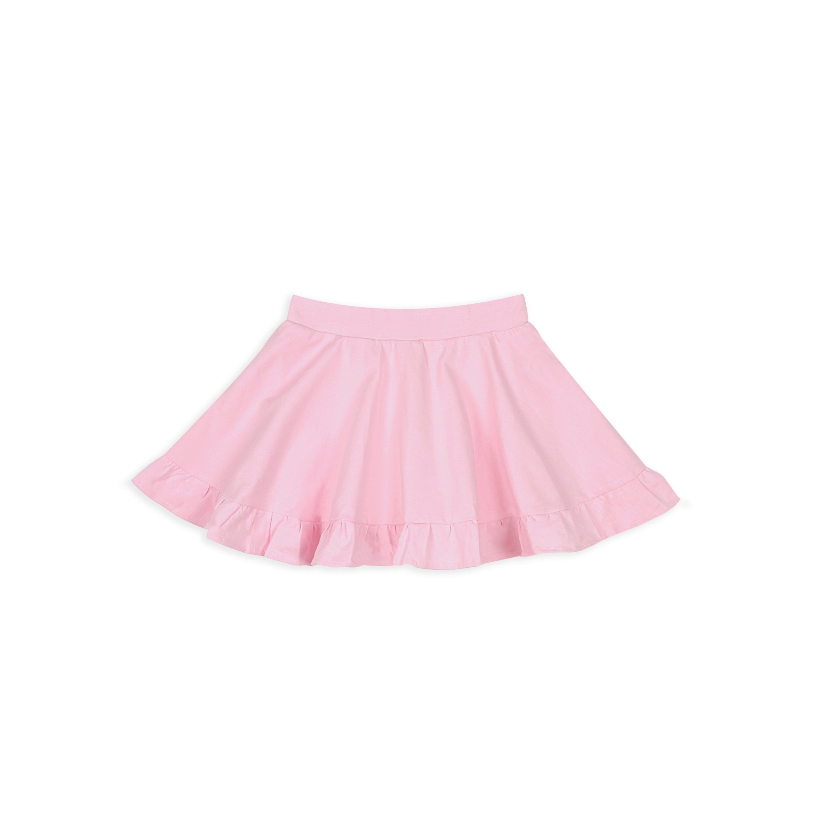 Ruffle Skort in Peony Pink