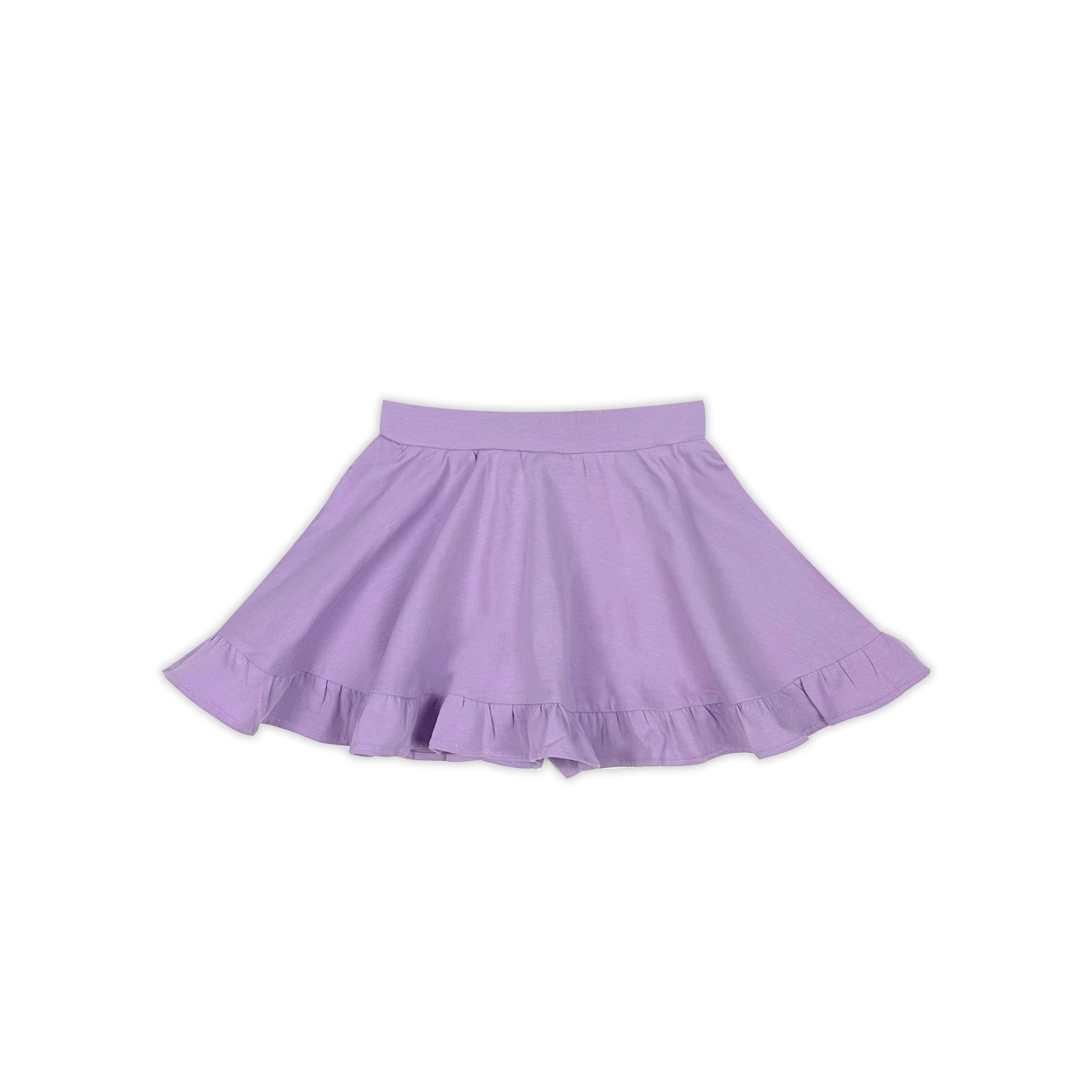Ruffle Skort in Lilac