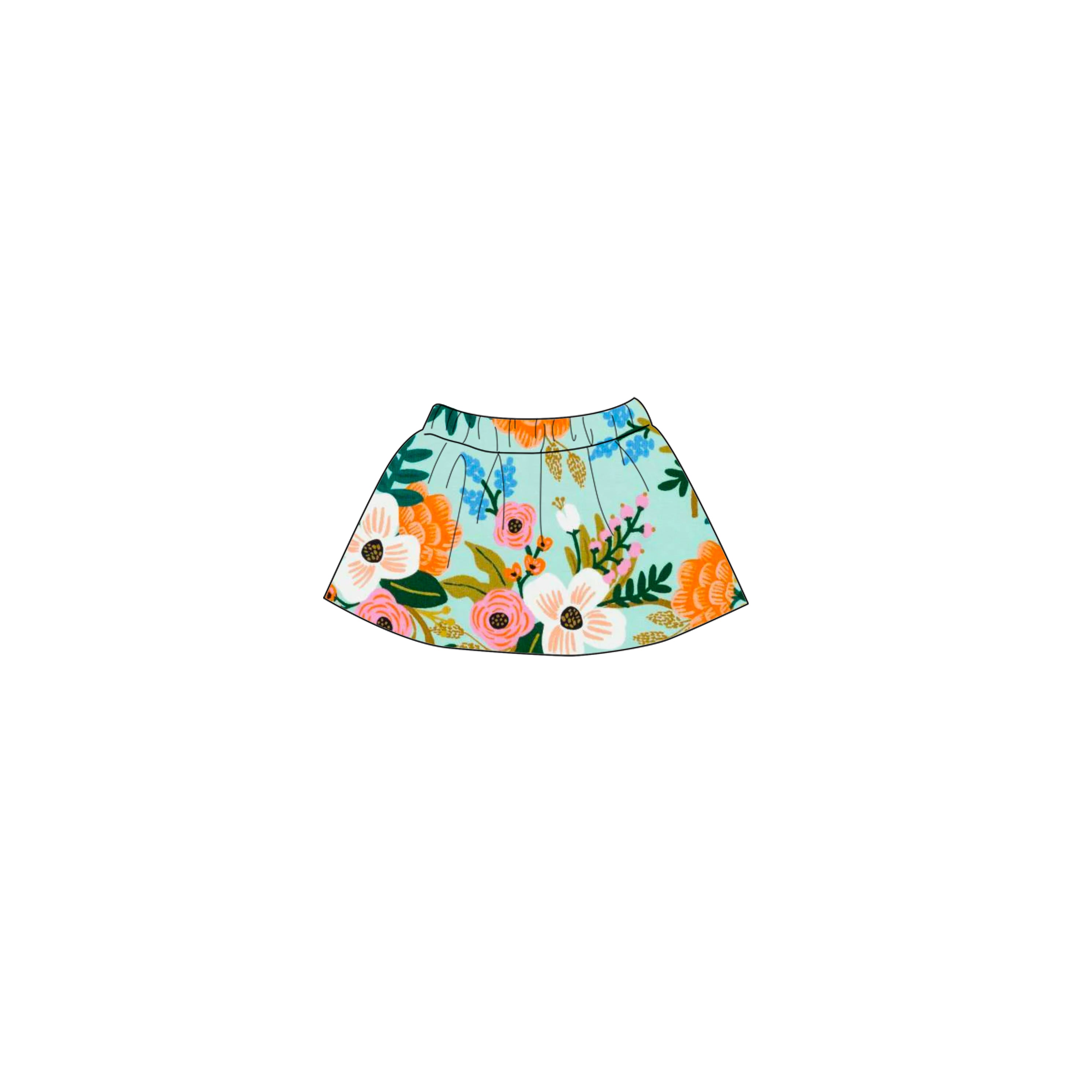 Mint Rayon - Doll Skirt