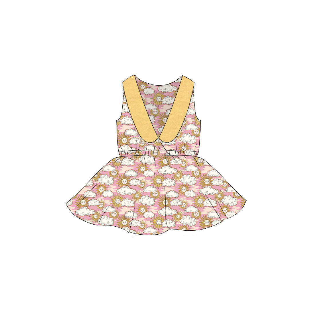 Suns - Collared Back Twirl Dress