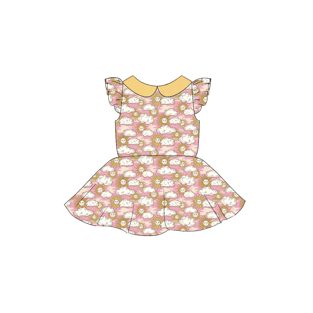 Suns - Collared Back Twirl Dress