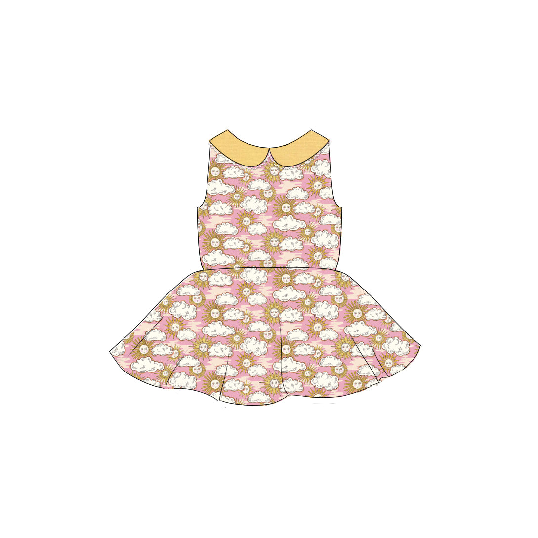 Suns - Collared Back Twirl Dress