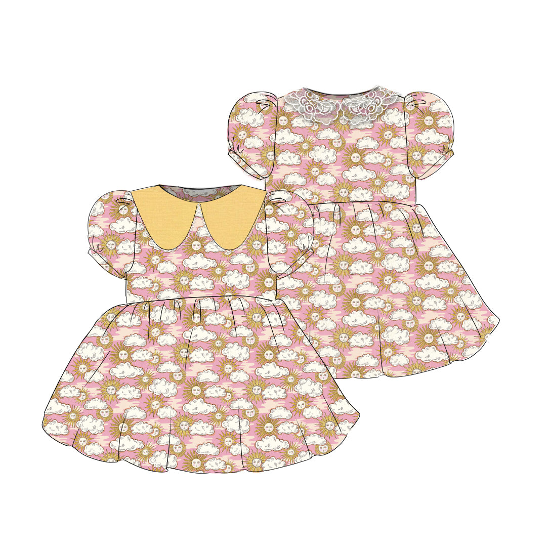 Suns - Vintage Style Basque Dress