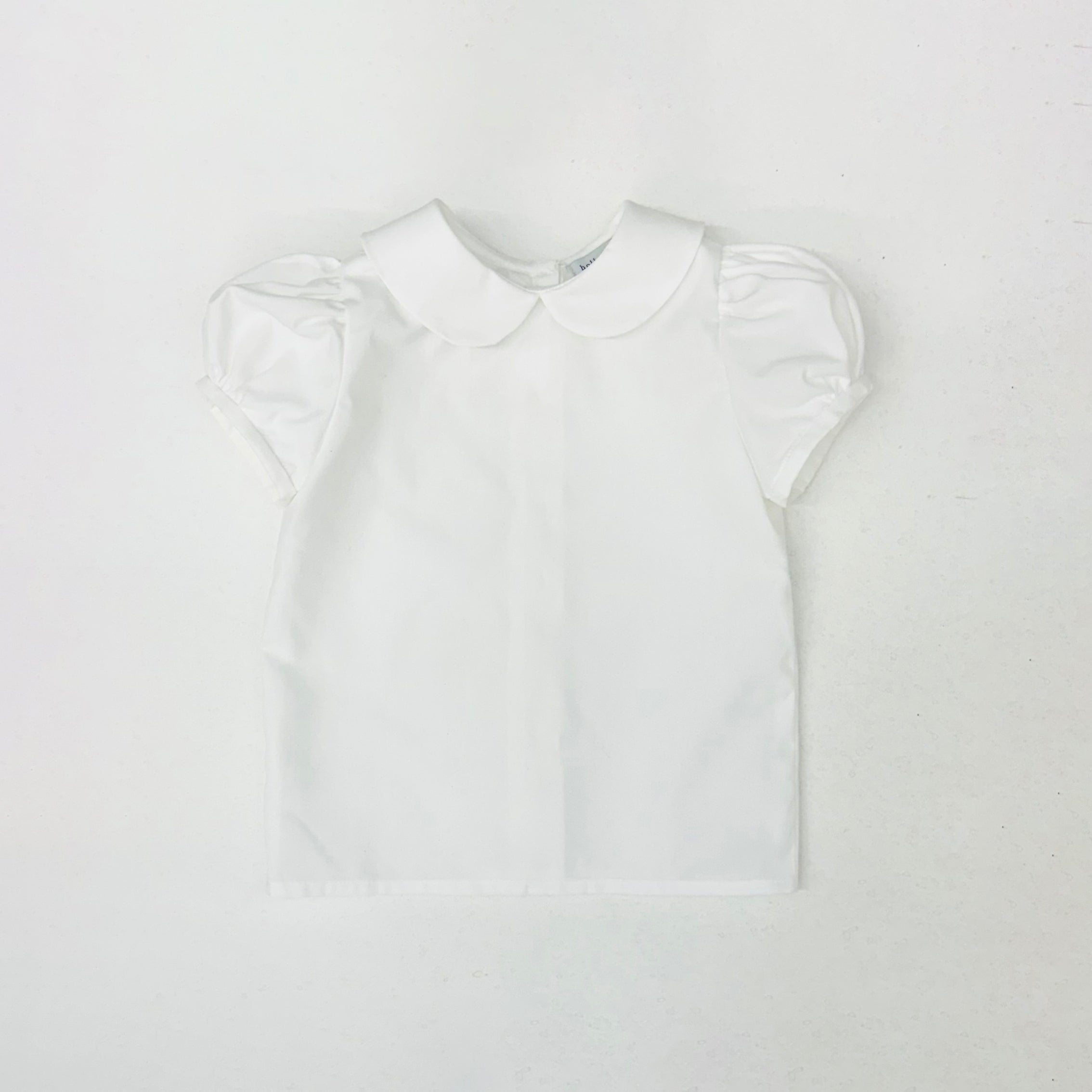 SAMPLE SALE, White Puff Sleeve Blouse, 3T