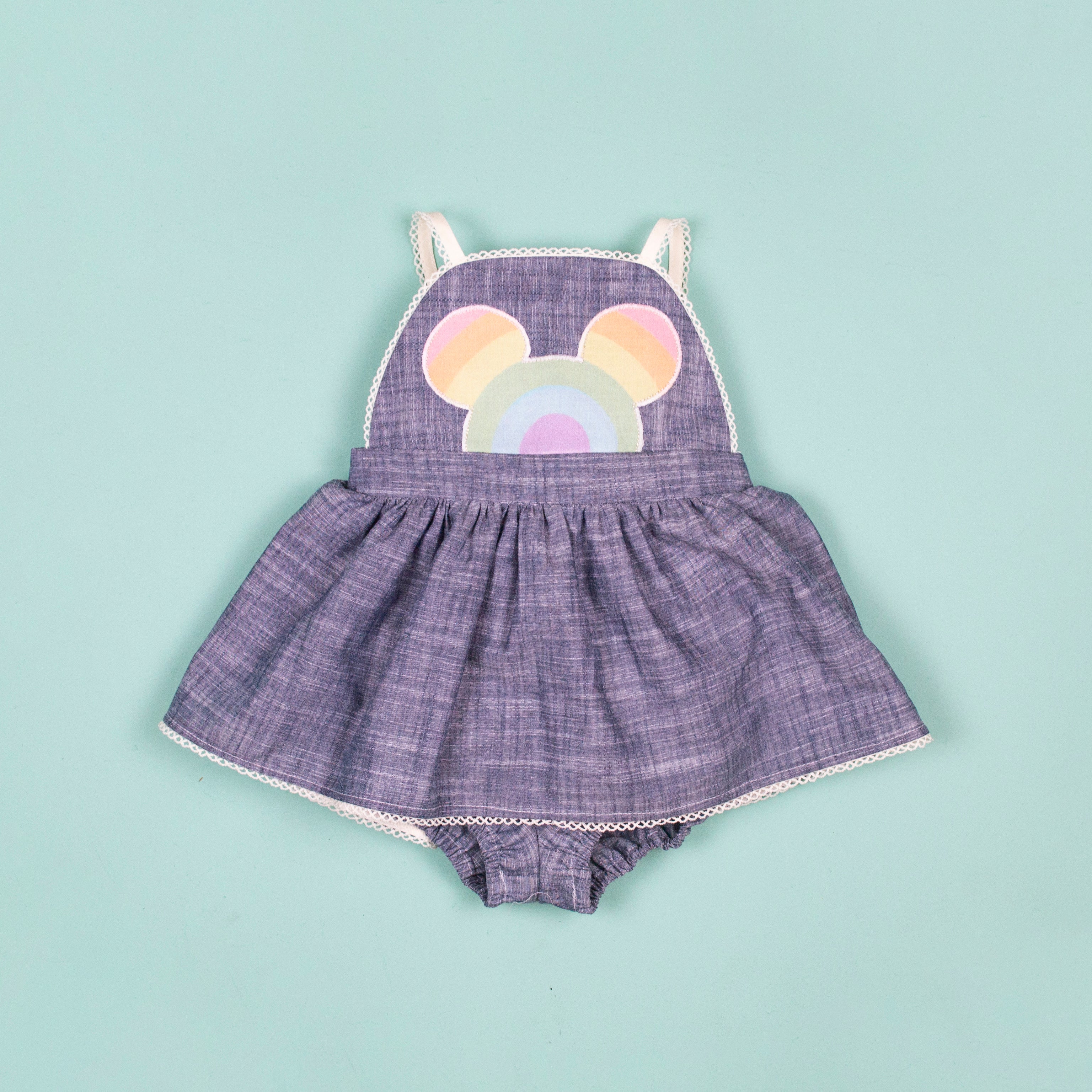 Rainbow Mouse Chambray