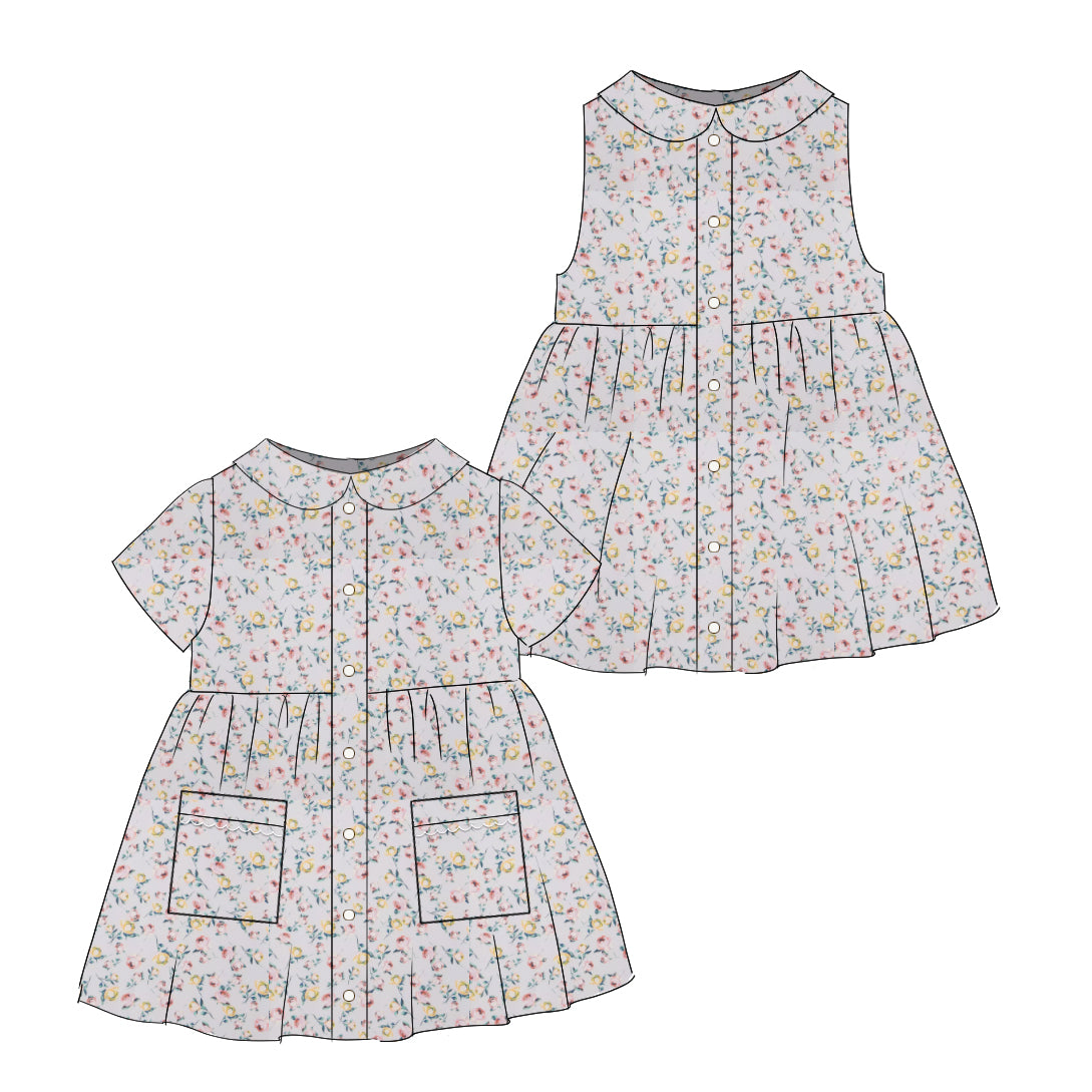Rosebuds - Smock Dress