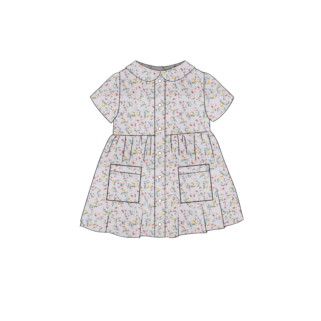 Rosebuds - Smock Dress