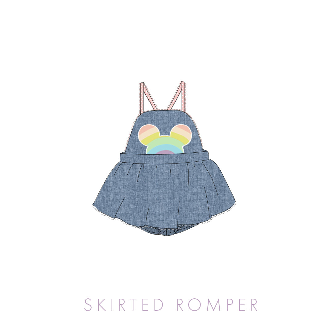 Rainbow Mouse Chambray
