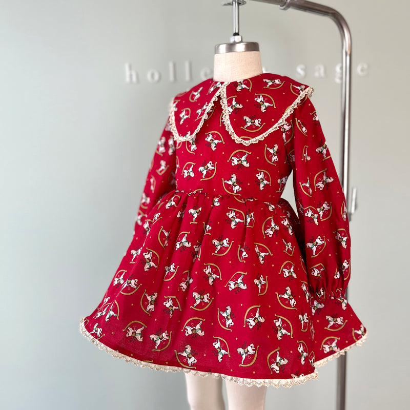 Rocking Horse Vintage Fabric Dress 5