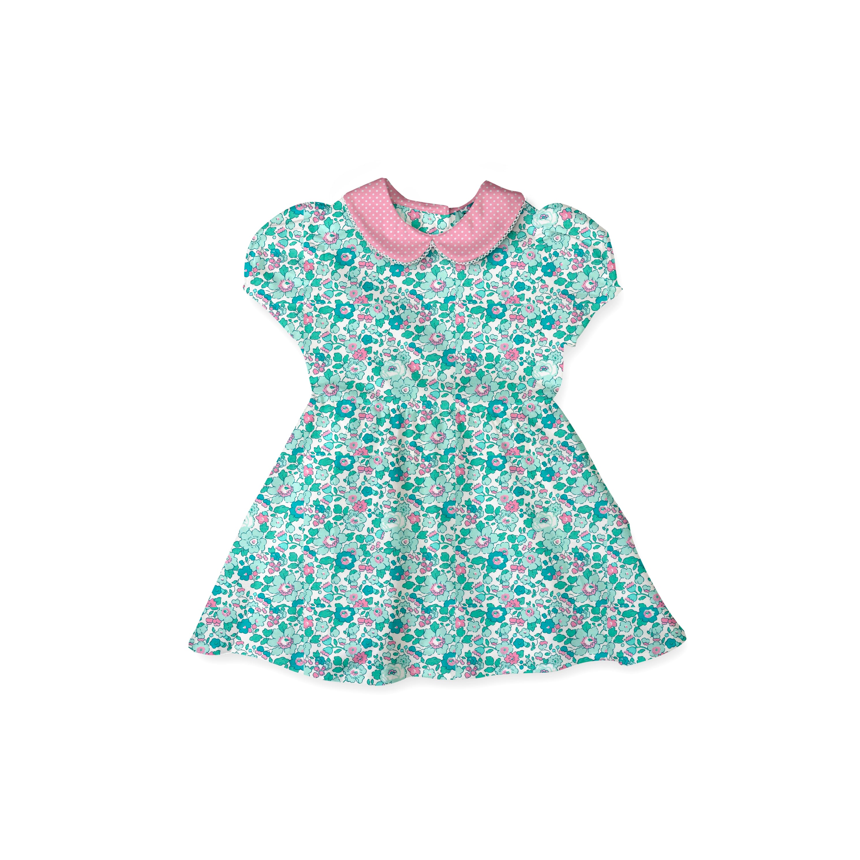 Aqua Betsy - Vintage Style Basque Dress