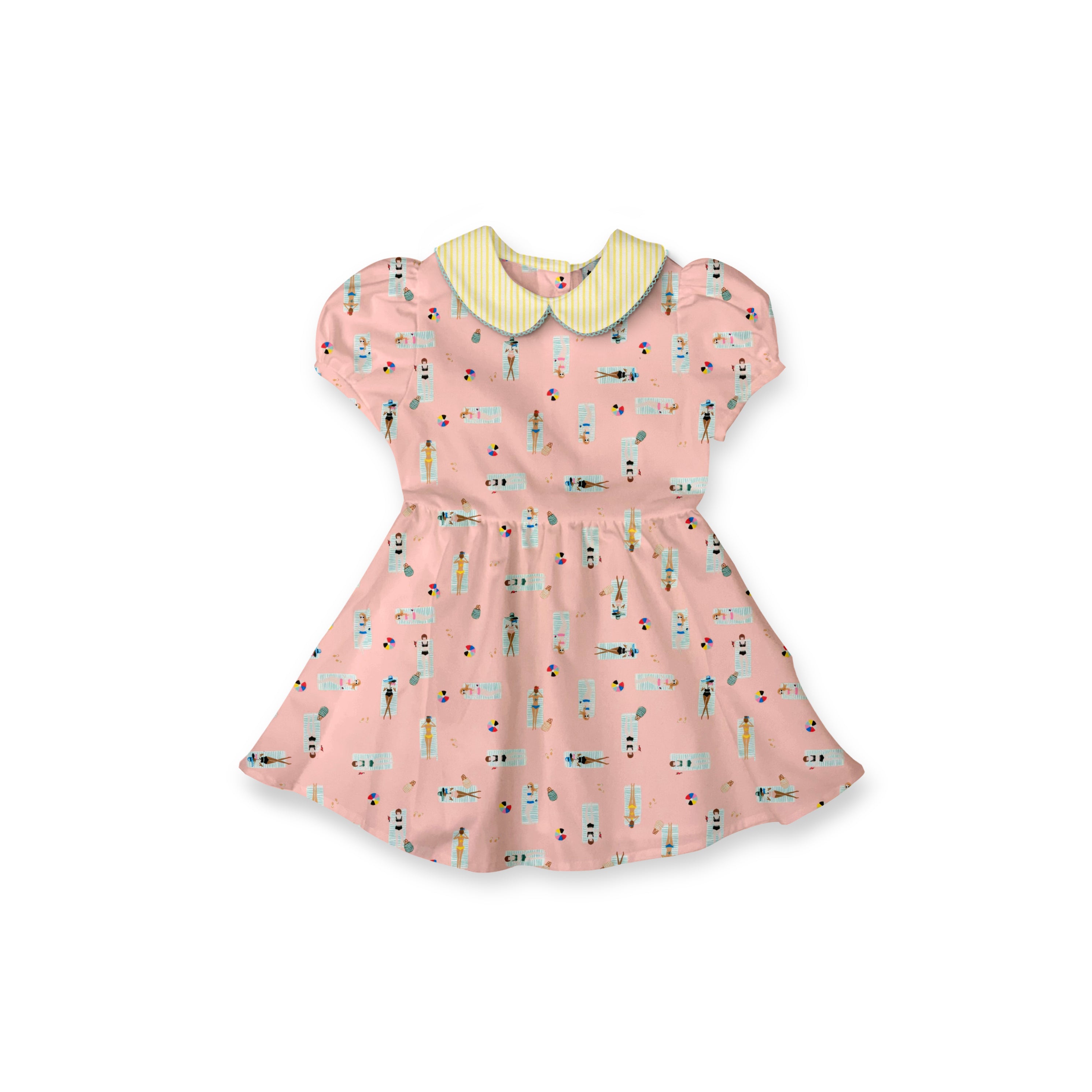 Bathing Ladies Lawn - Vintage Style Basque Dress