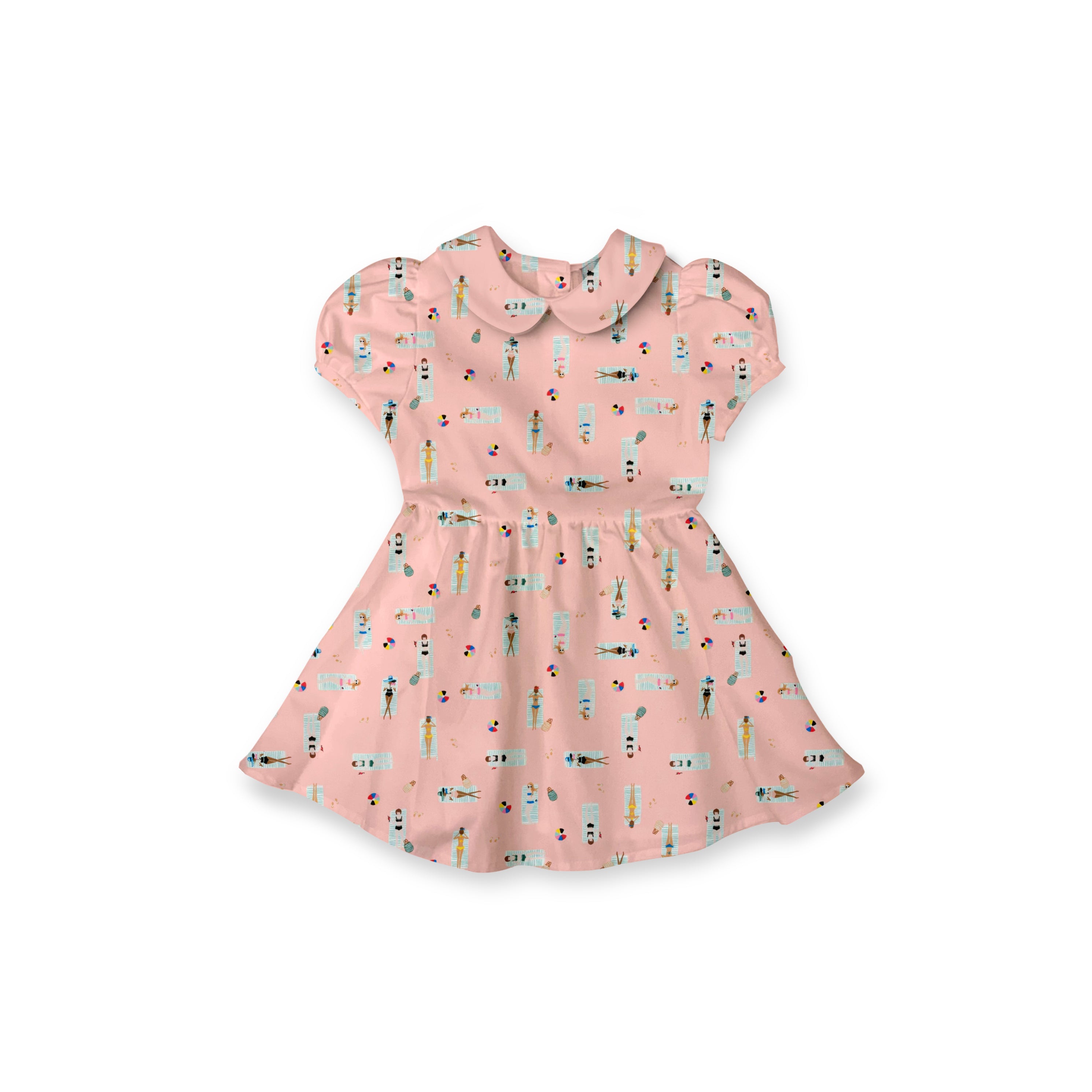 Bathing Ladies Lawn - Vintage Style Basque Dress