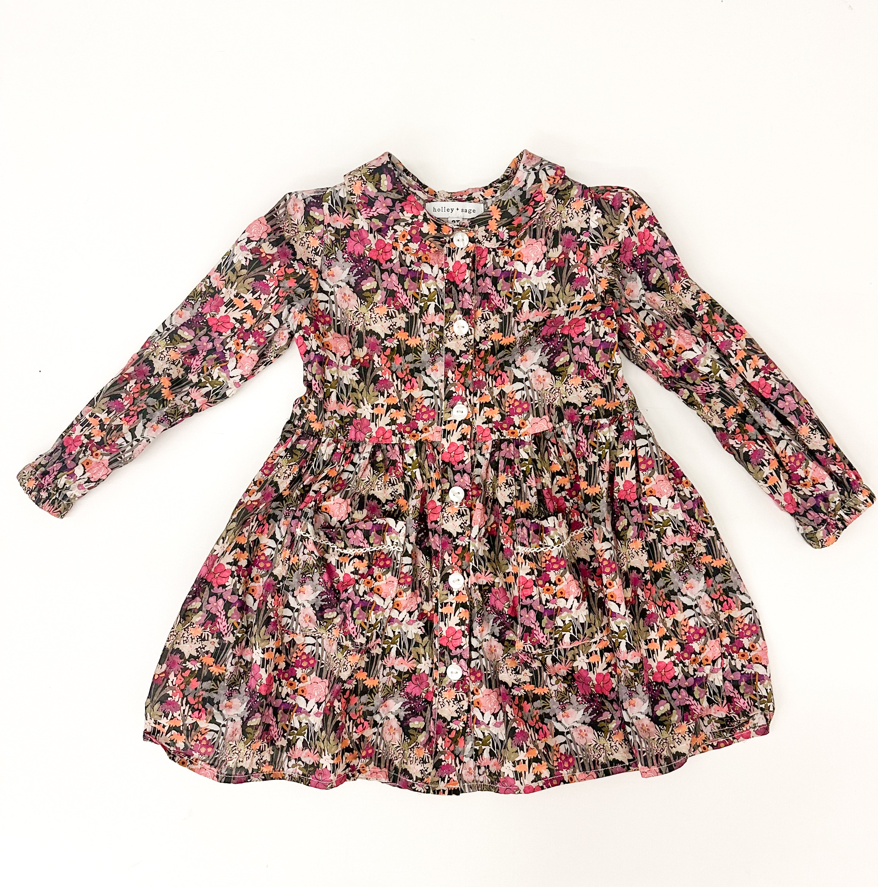 SAMPLE SALE, Fall Liberty Lawn Smock, 3T