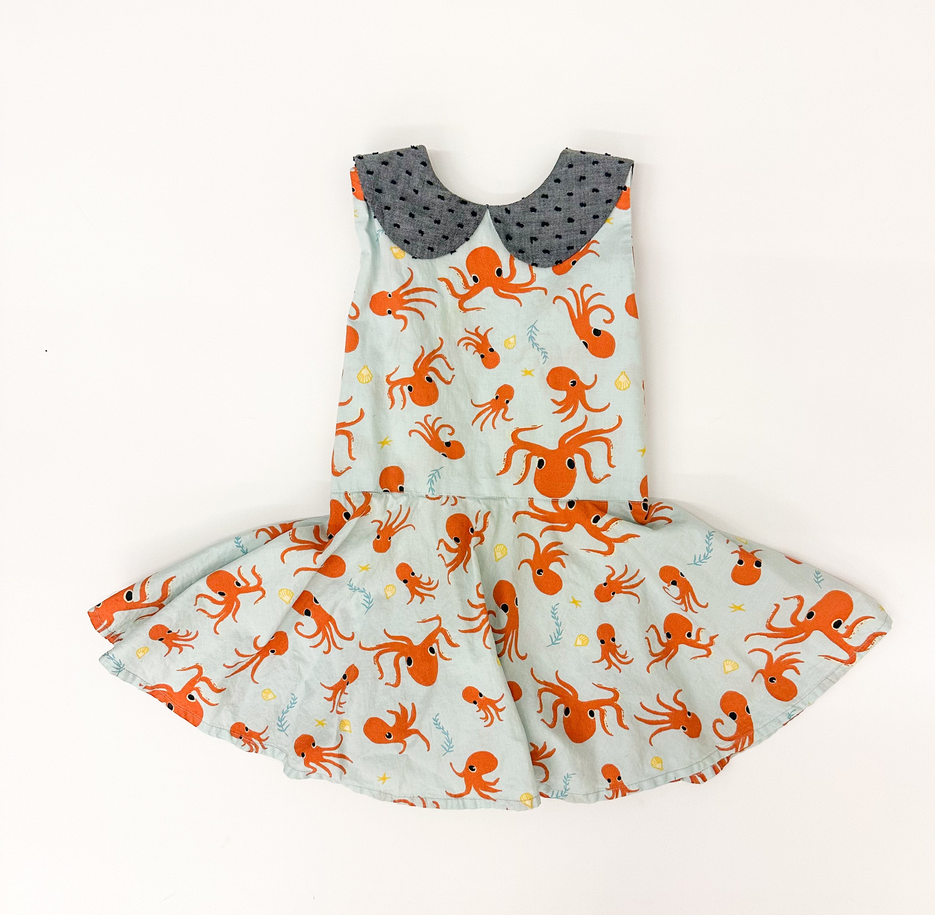 SAMPLE SALE, Octopus Collared Back Twirl, 3T