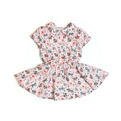 French Kitties - Button Front Twirl Dress