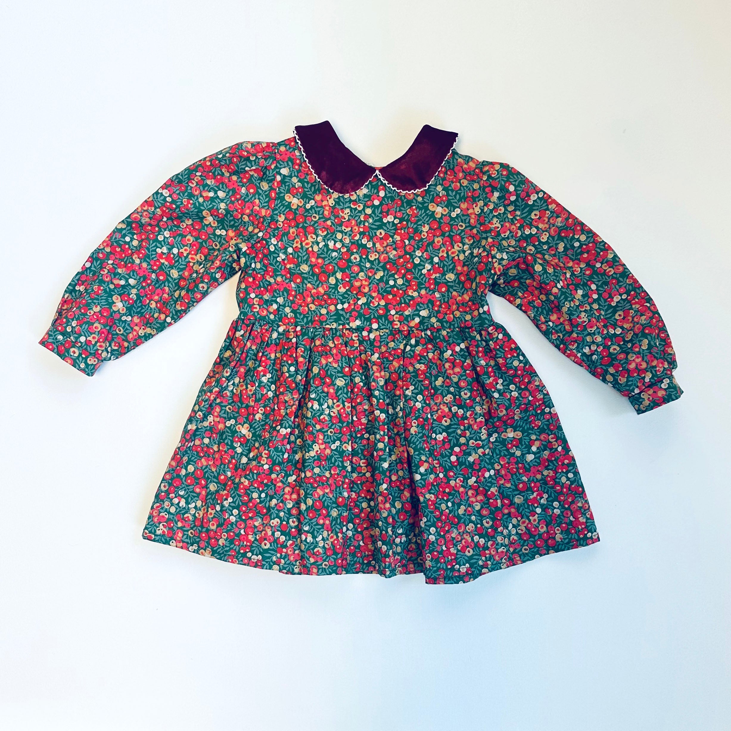 SAMPLE SALE, Liberty Wiltshire Vintage Style Basque. 18-24M