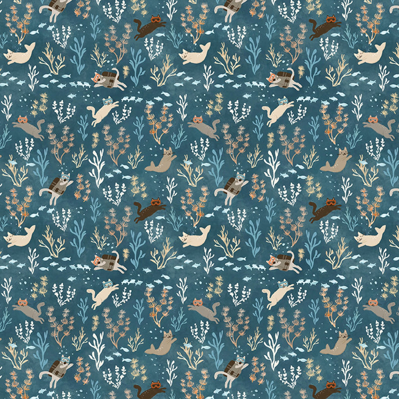 La Mer Kitties - Skirted Romper