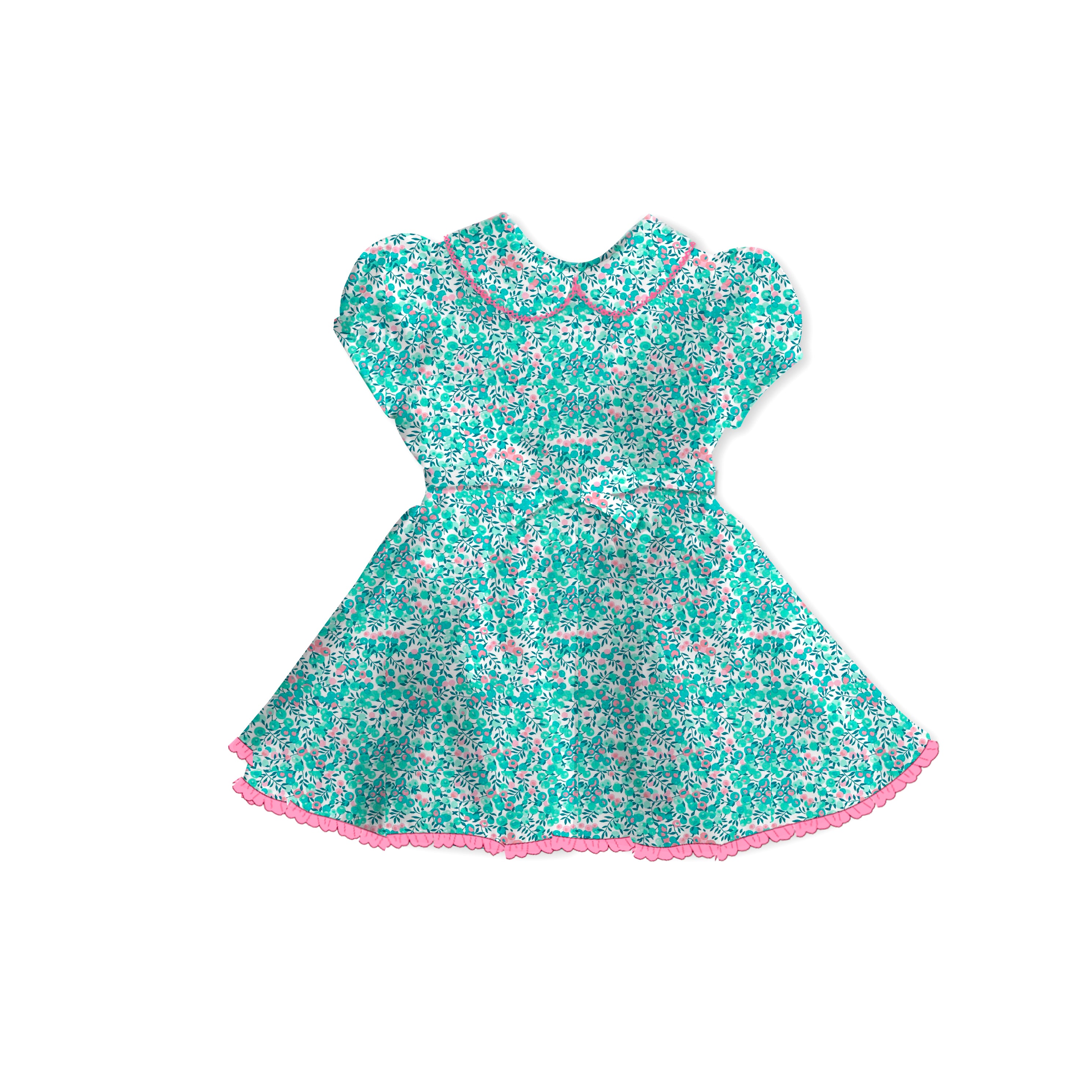 Aqua Wiltshire - Tea Basque Dress