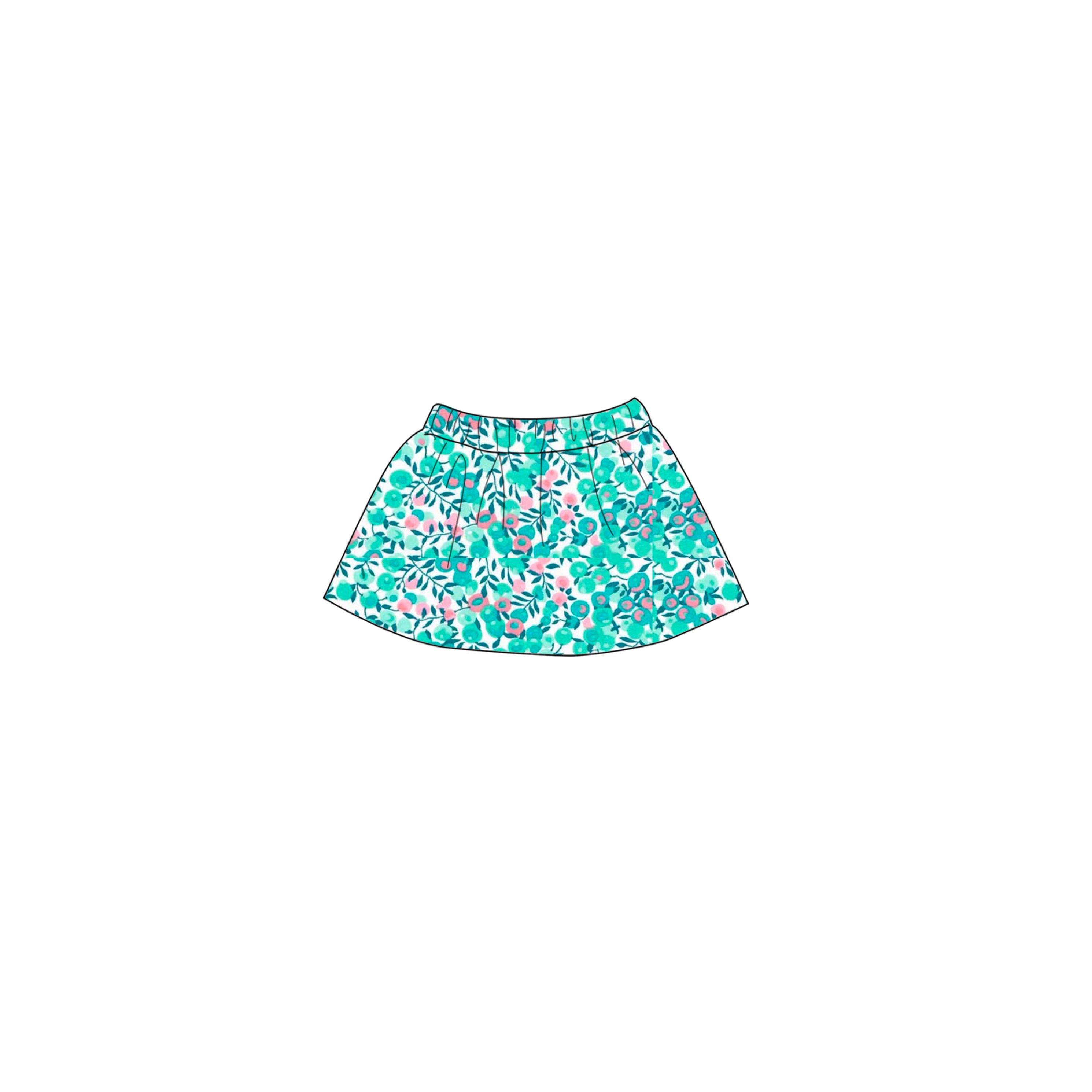 Aqua Wiltshire - Doll Skirt
